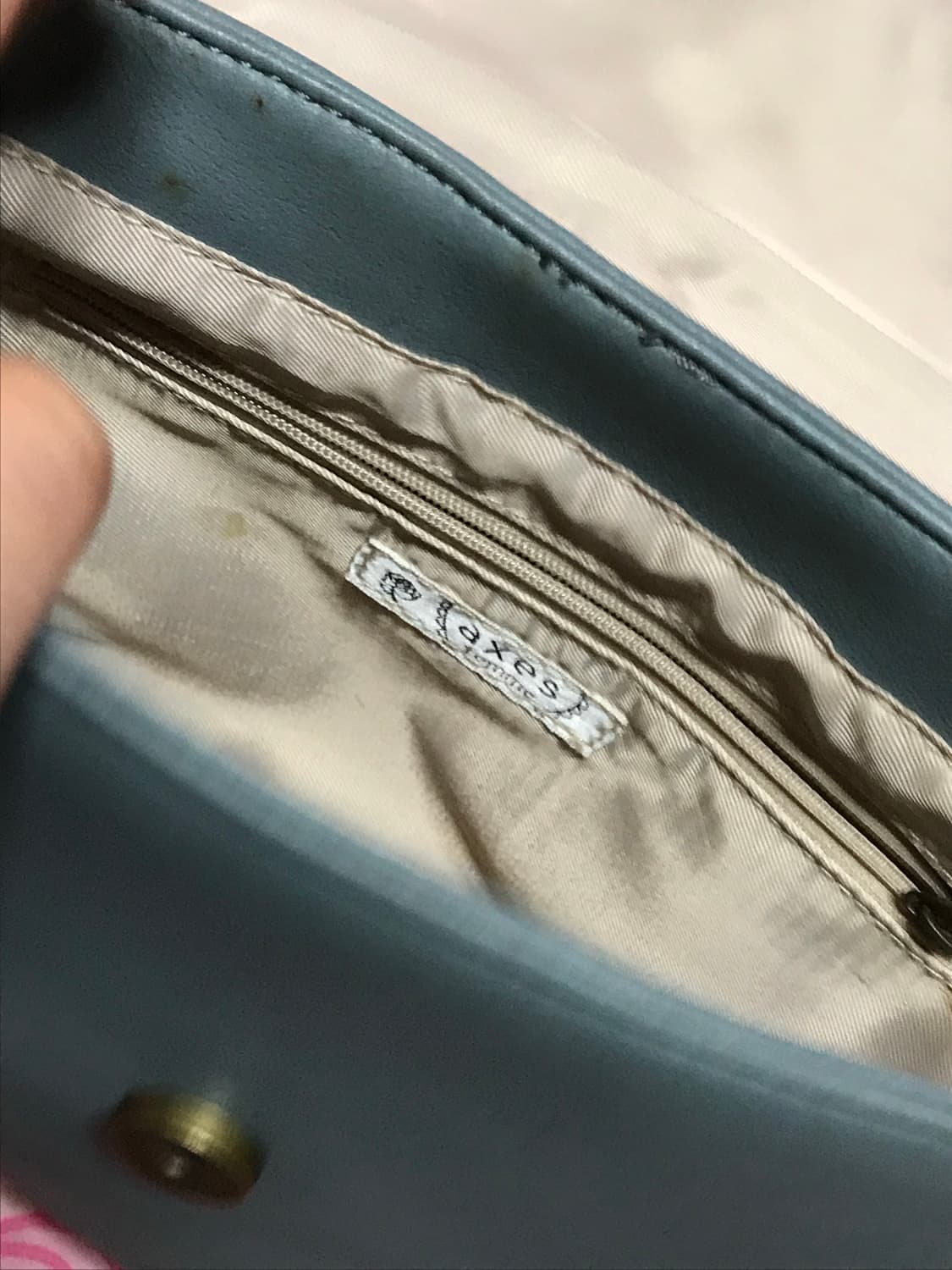 엑시즈팜 뮤트 블루 크로스백 상품이미지3