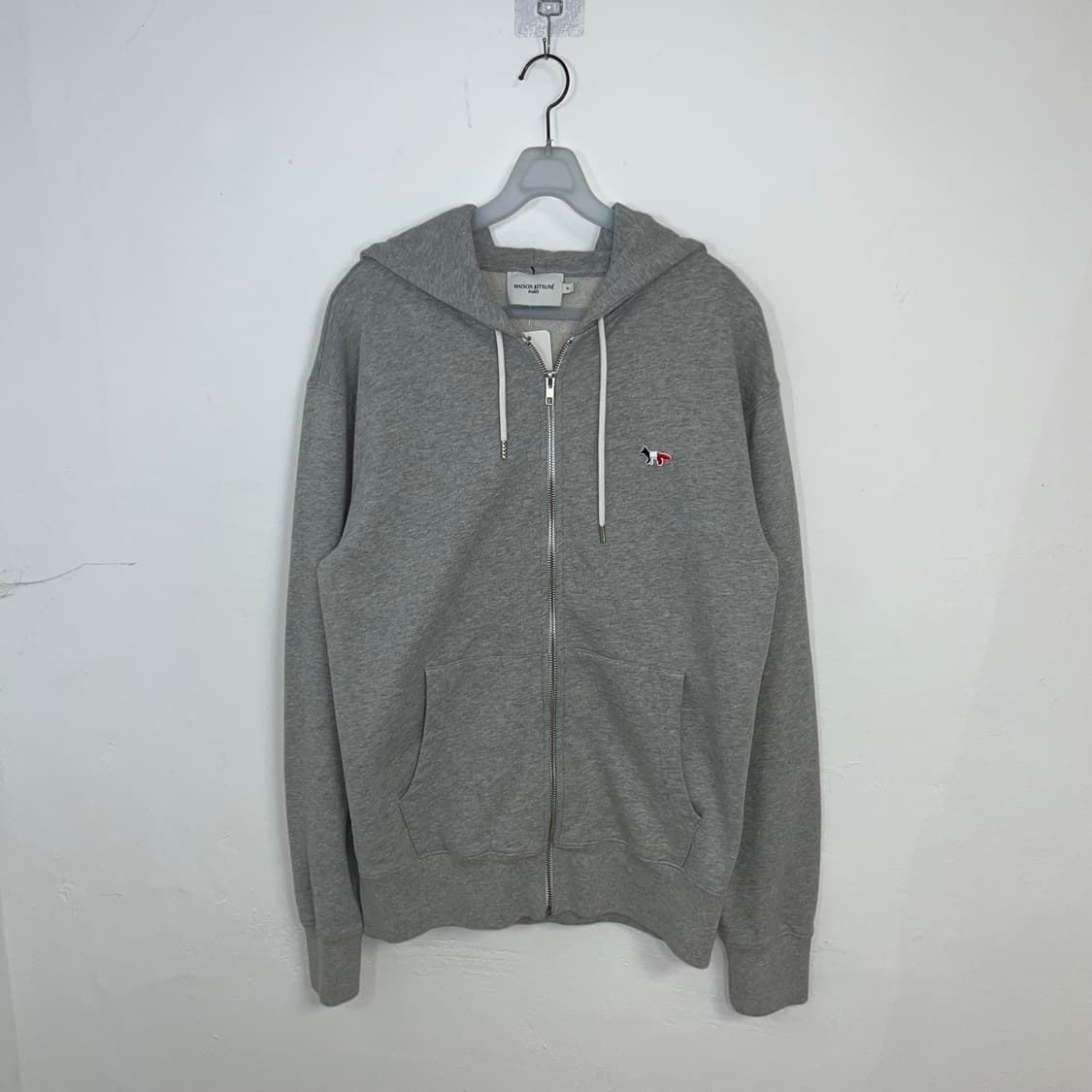 Maison Kitsuné grey hoodie zip-up 상품이미지4