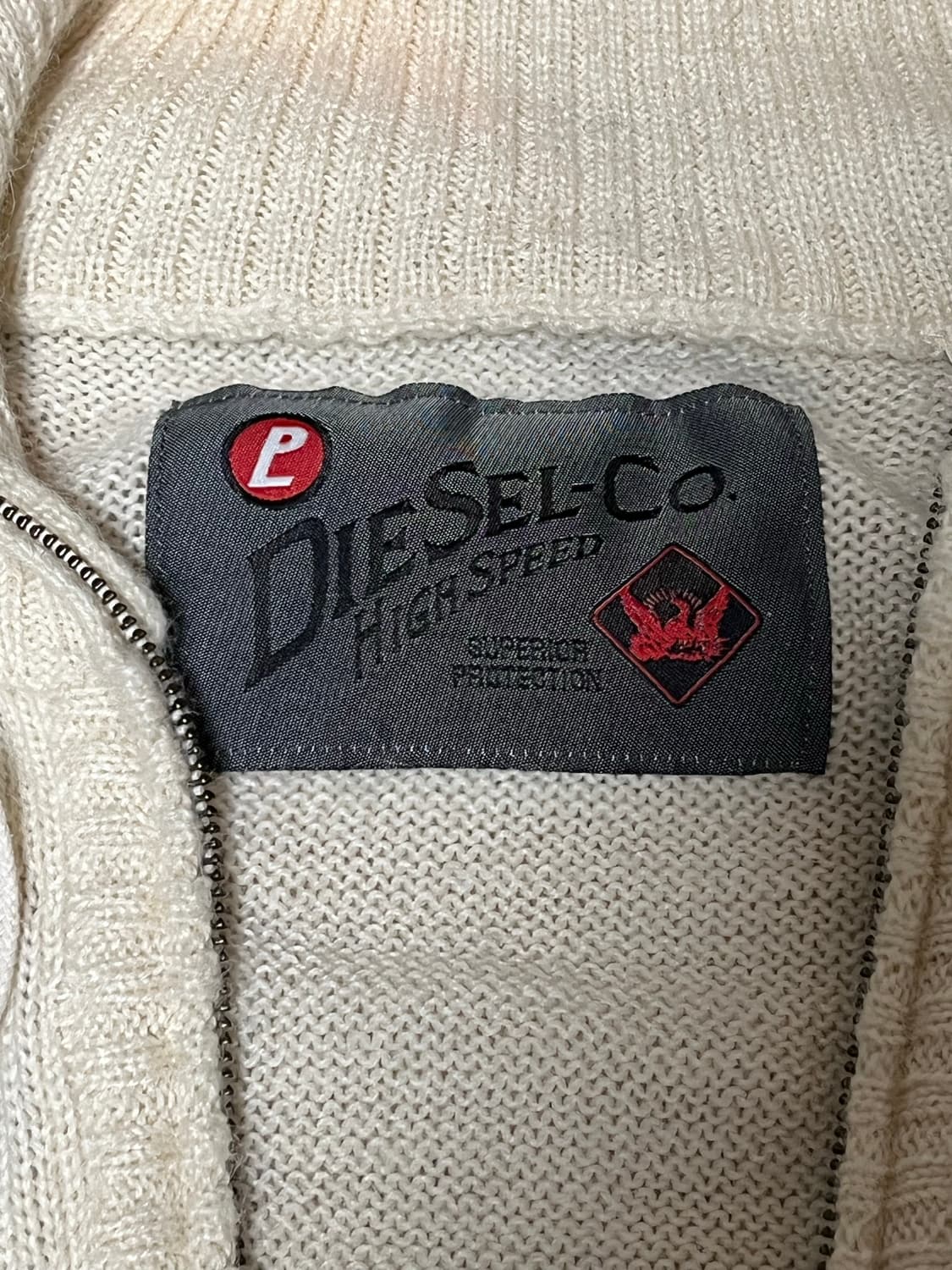 Diesel high speed 하이브리드 집업 니트 상품이미지5