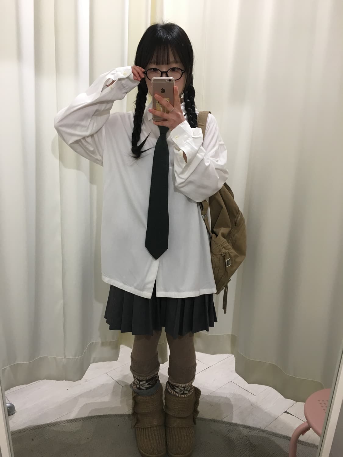 미디 플리츠 스커트 상품이미지6