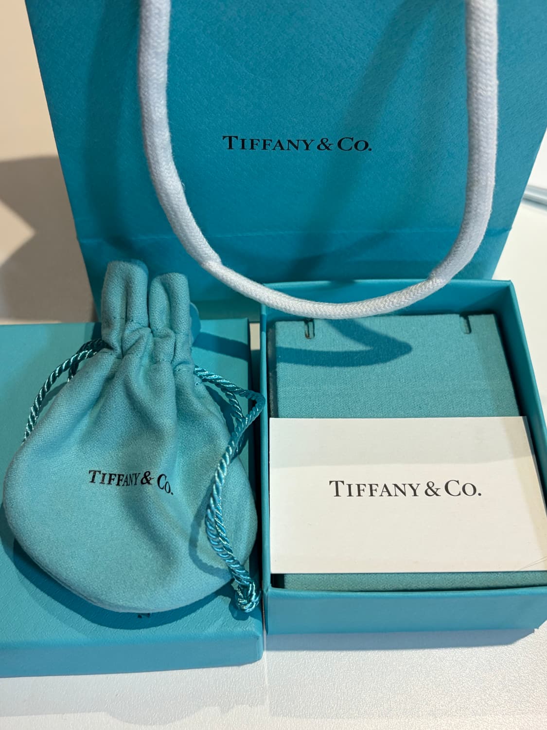 티파니앤코 더블하트 핑크 목걸이 상품이미지2