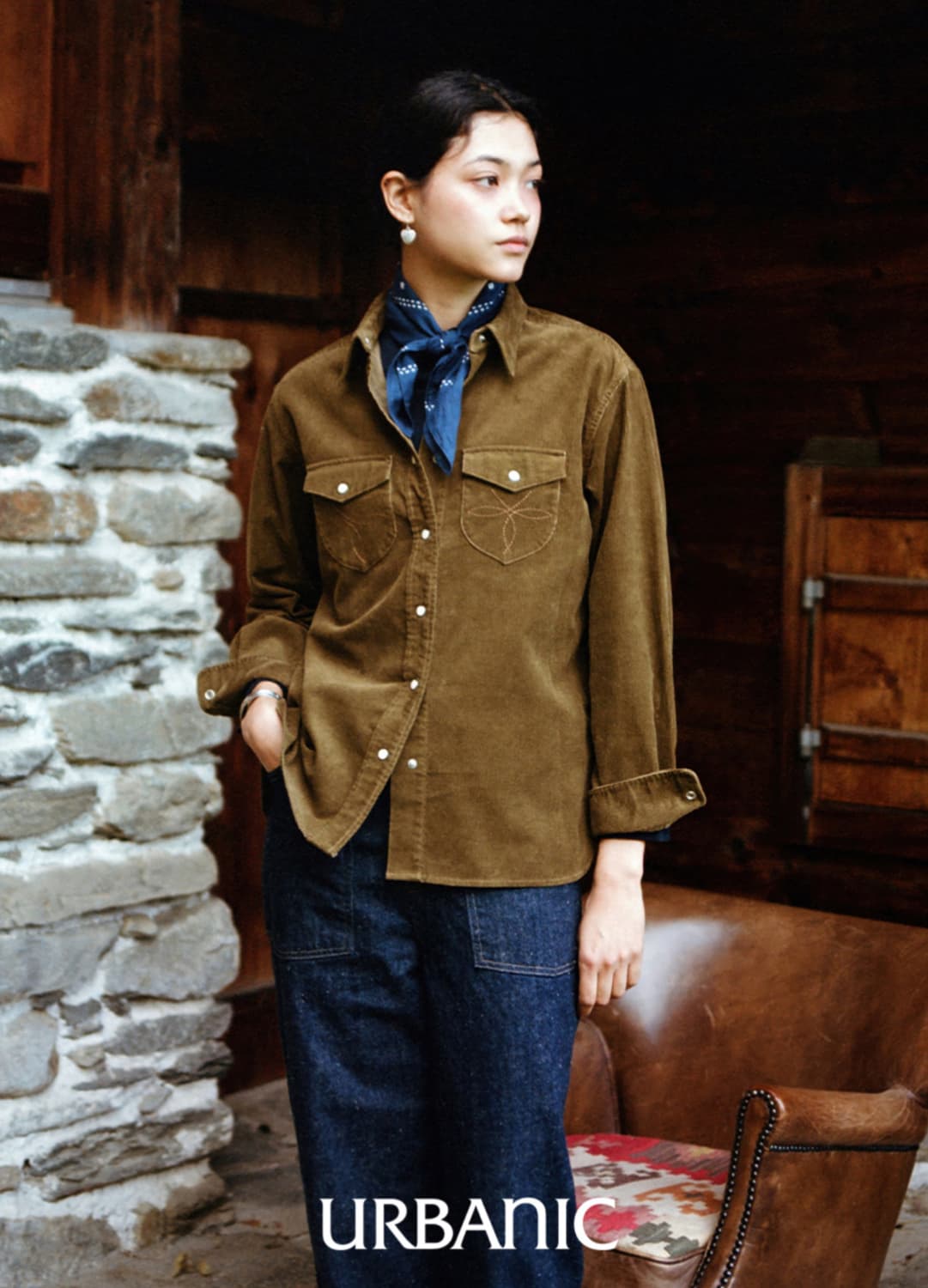 얼바닉30 새들 웨스턴 셔츠 상품이미지2