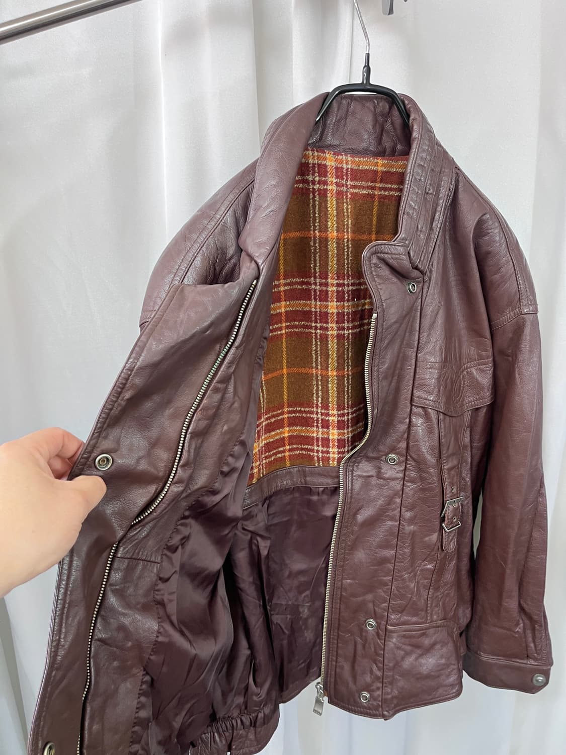 vintage leather jacket  상품이미지4