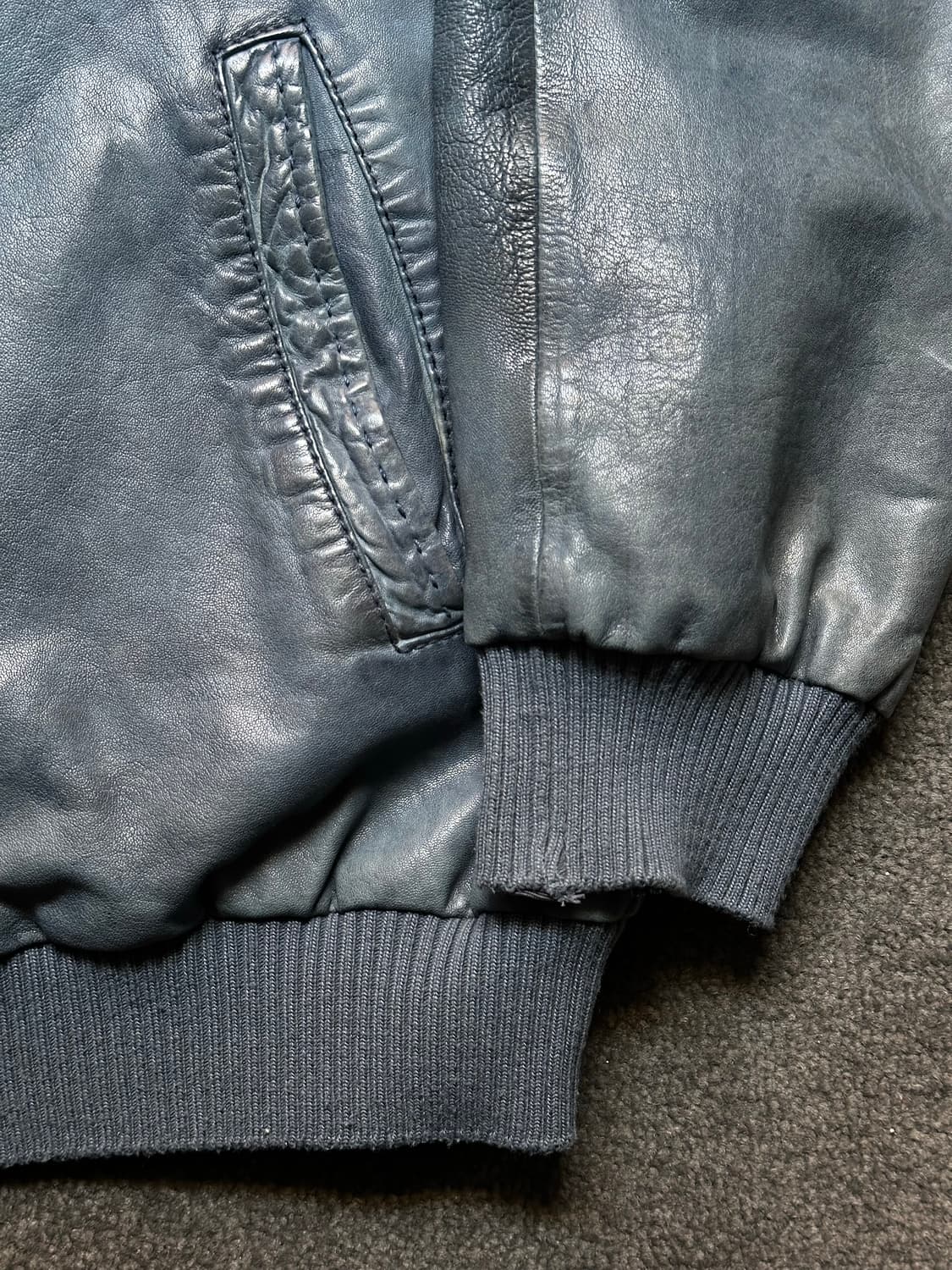 TORRAS 램스킨 블루종 가죽 자켓 EUR 54 [XL] 상품이미지3