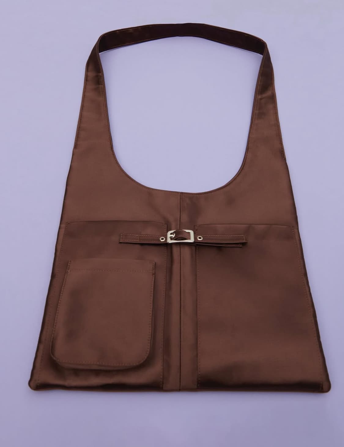 기마구아스 Blanca Bag/블랑카 백_새틴 브라운 상품이미지1