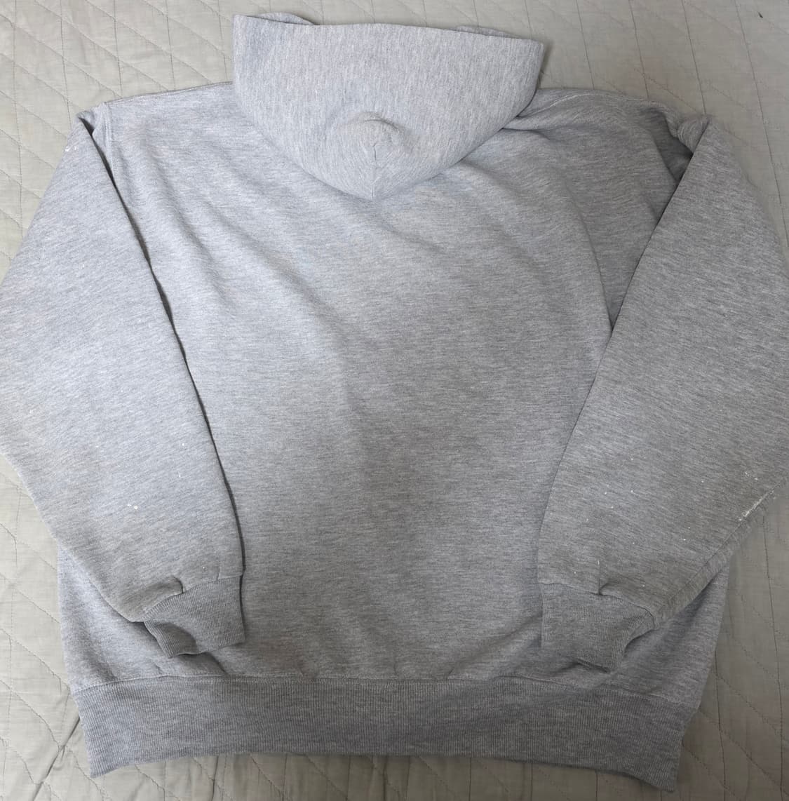 [XL] 90s 빈티지 러셀 애슬레틱 후드집업 그레이 ver. 페인팅 상품이미지4