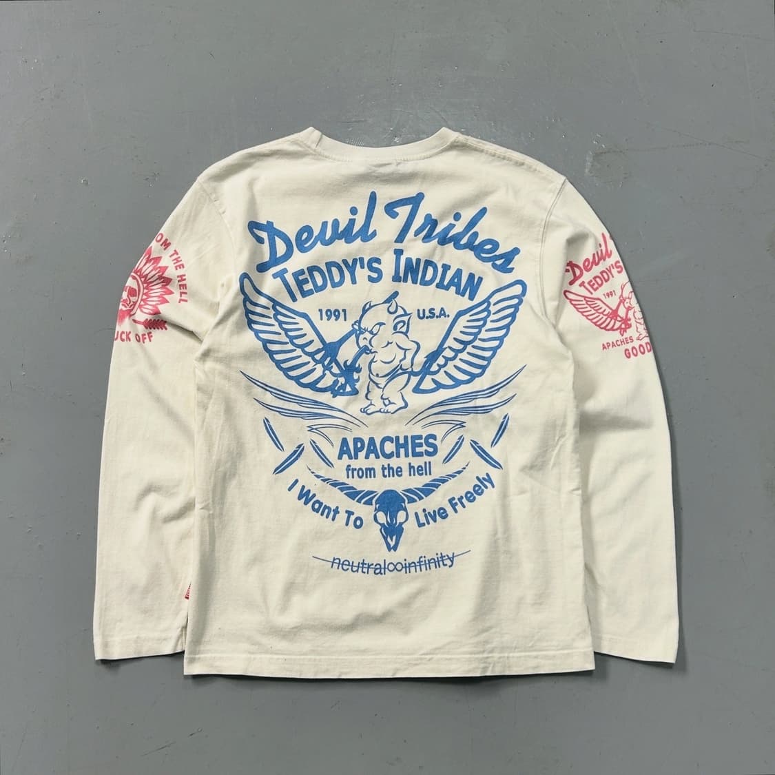 테드컴퍼니 인디안 프린팅 롱슬리브  상품이미지4