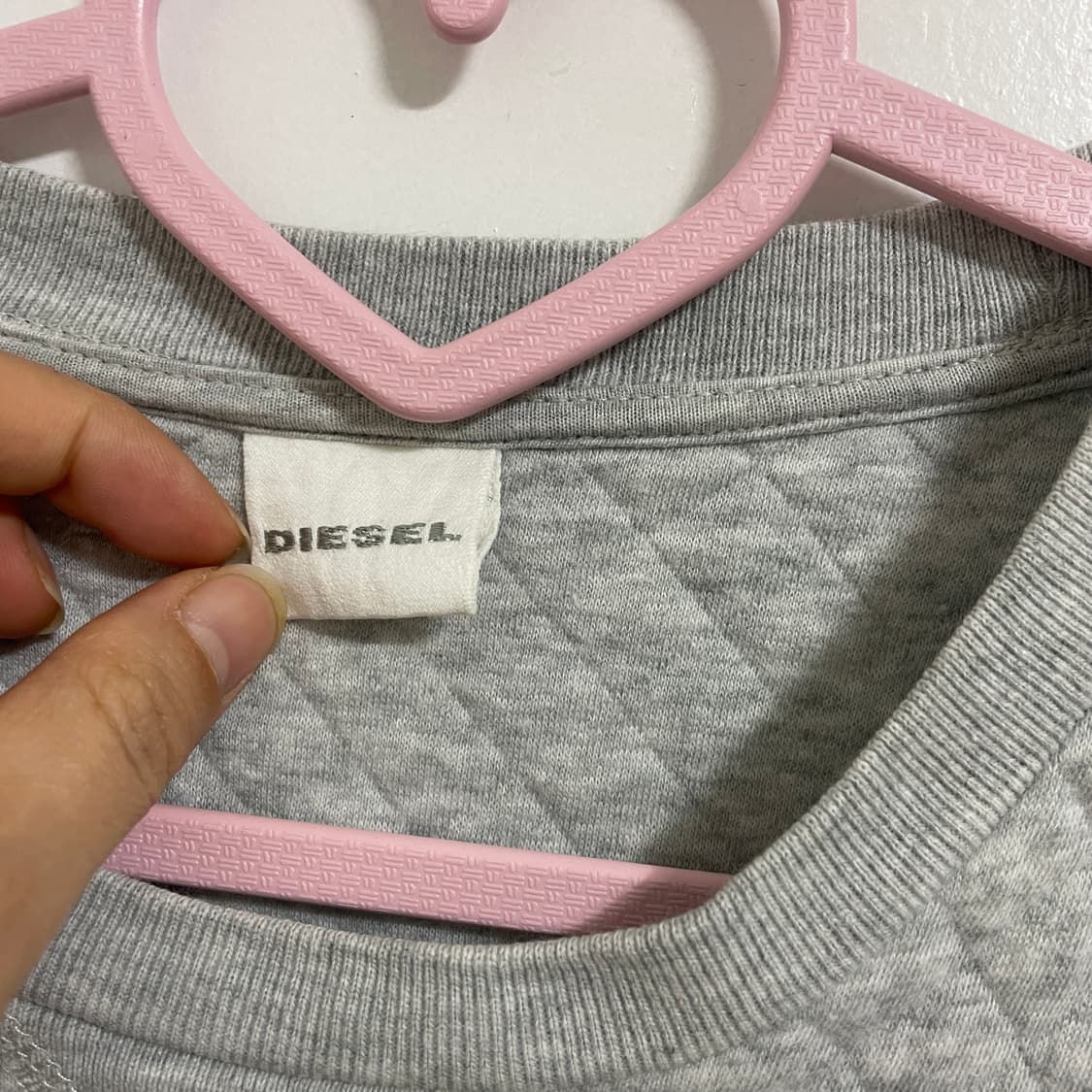 디젤 퀼팅 로고 탑 상품이미지3