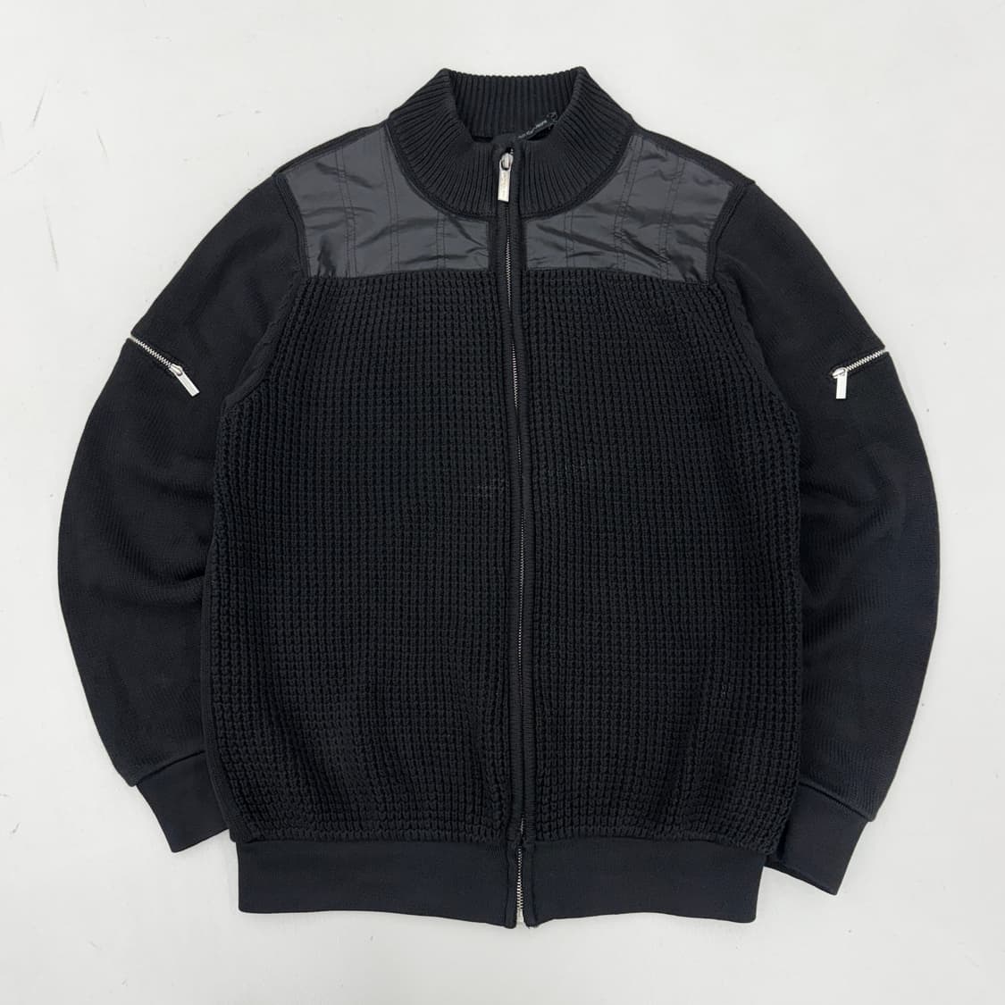 캘빈클라인 니트집업 블랙 상품이미지2