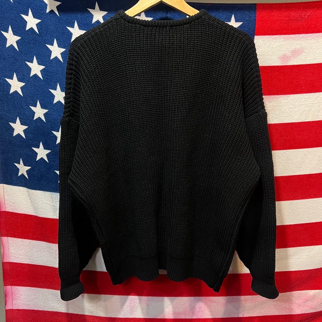 하이파이펑크 블랙 니트 스웨터 상품이미지2