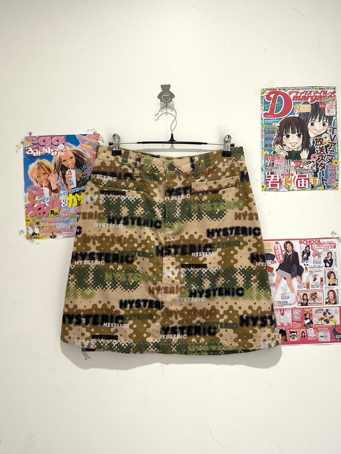 Hysteric Glamour camo pattern Skirt 상품이미지1