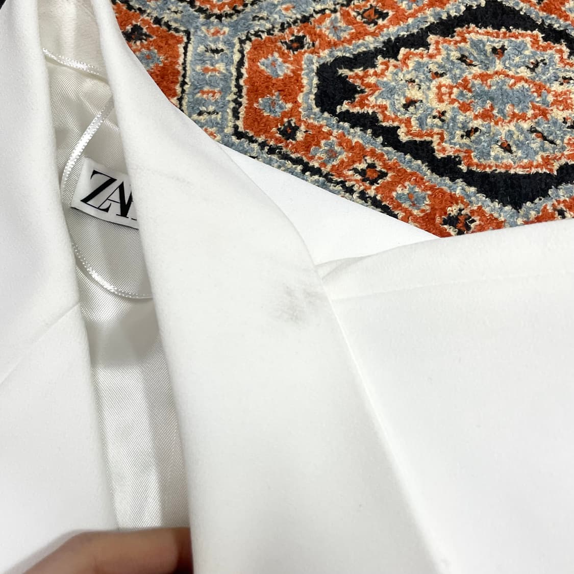 자라 화이트 더블 자켓 블레이저 여성S 상품이미지4