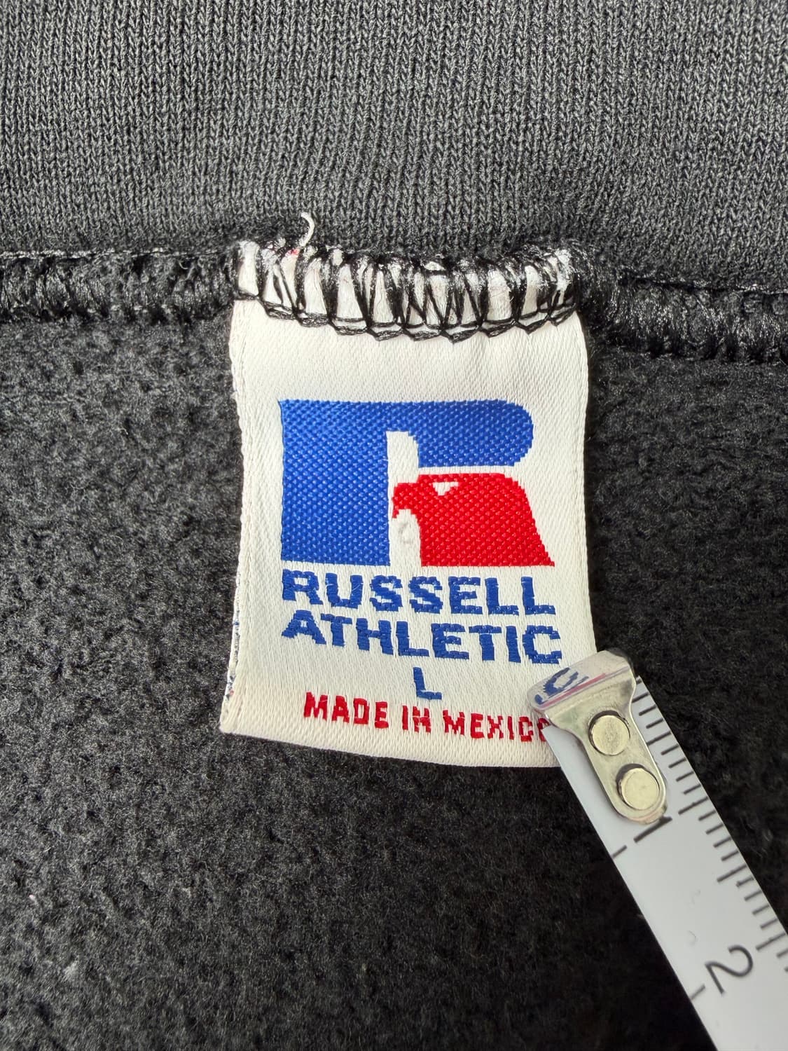 90s Russell Quarter Zip Sweatshirt (blac 상품이미지3