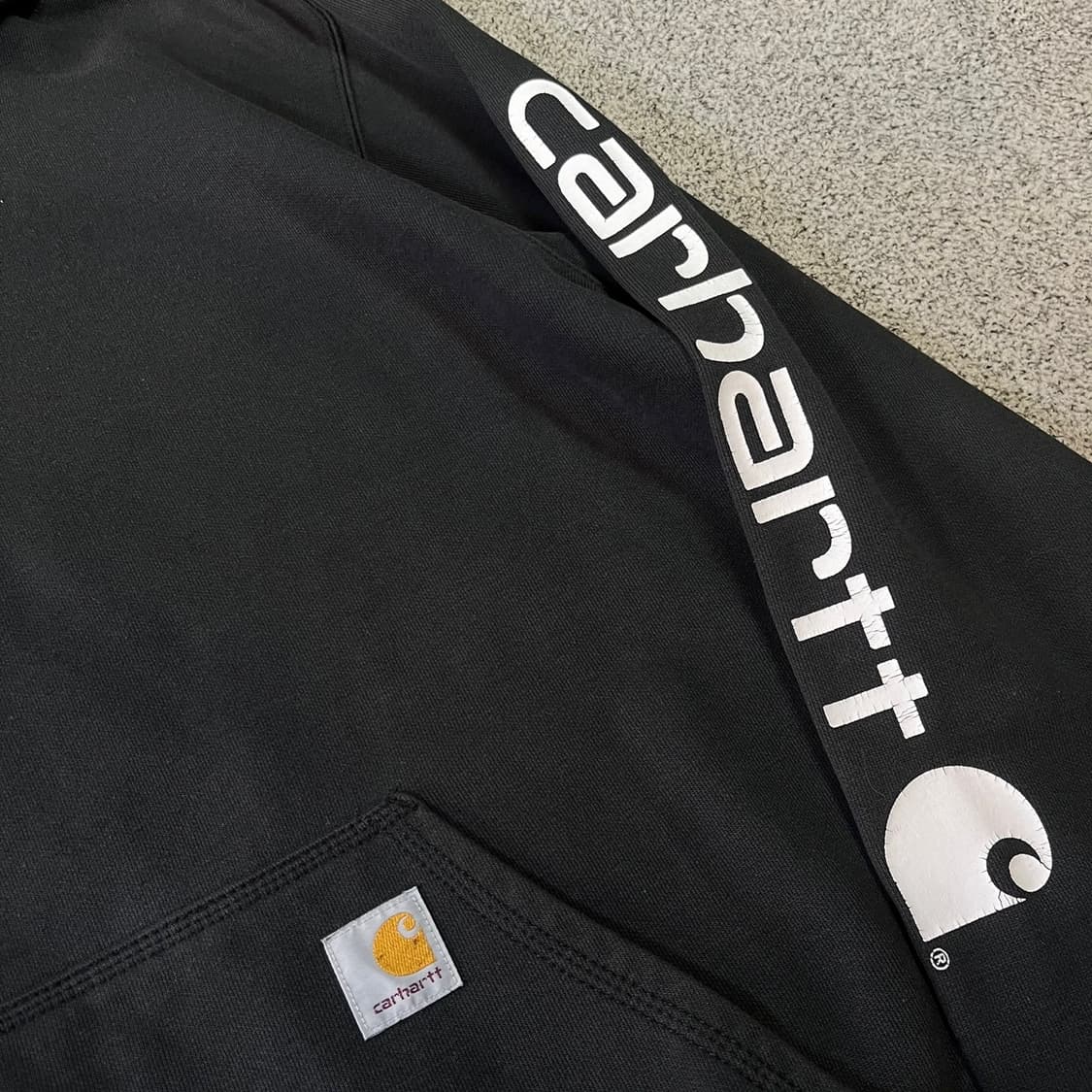 칼하트 빅로고 후드티 상품이미지2