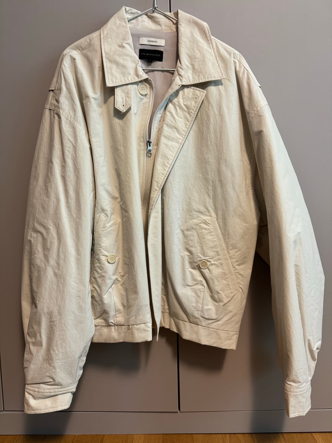 아모멘토 코튼 집업 자켓 상품이미지1