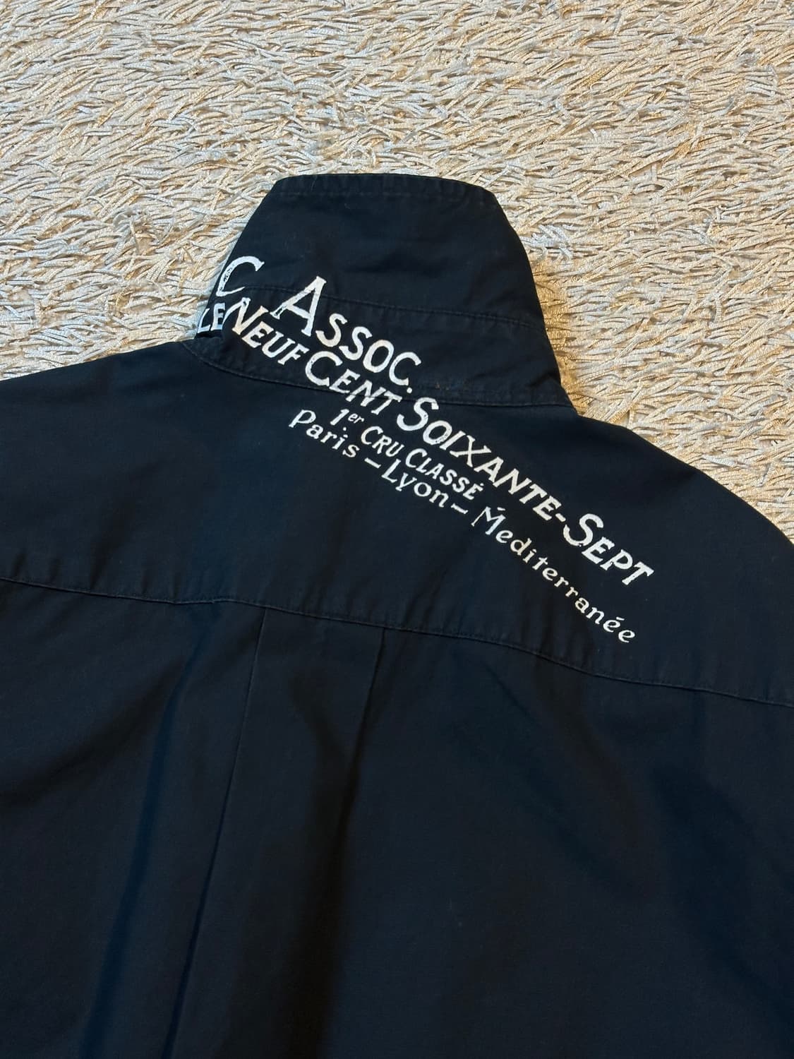 폴로 랄프로렌 투포켓 크레스트 PRL 로고 워크셔츠 블랙 상품이미지4