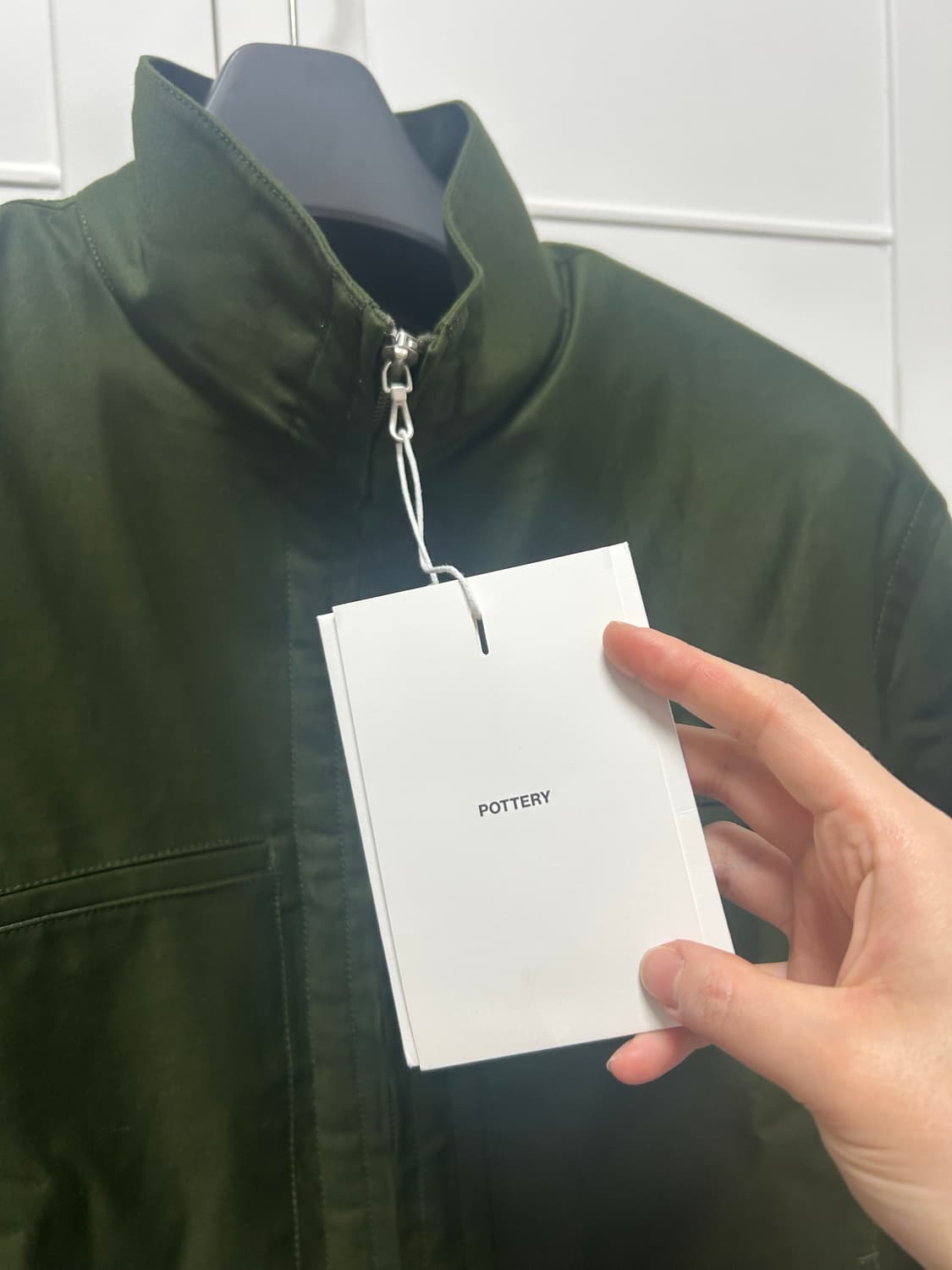 Pottery 하이넥 블루종 상품이미지4