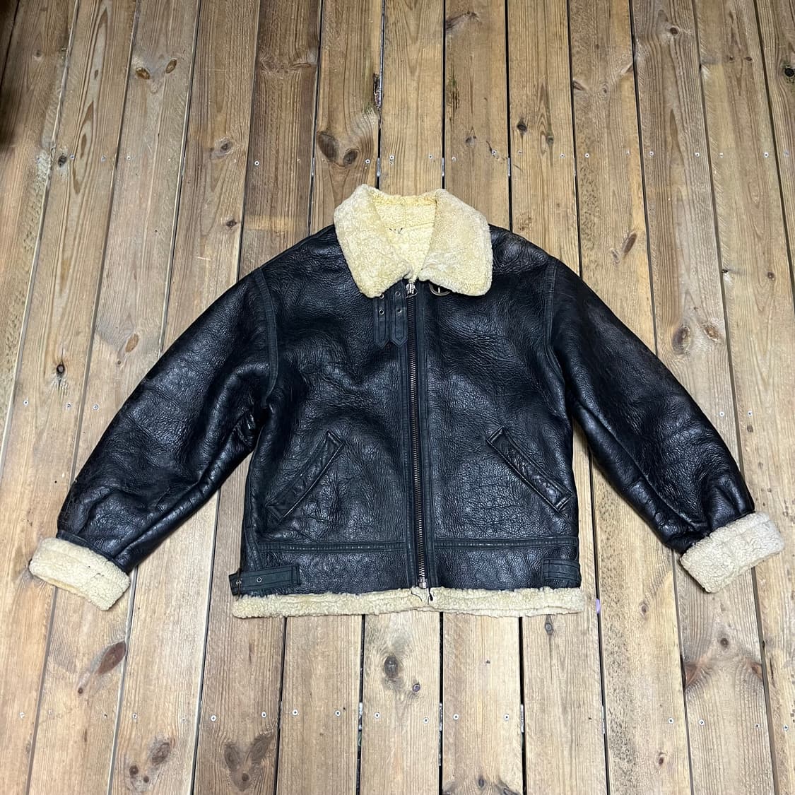 빈티지 양털 양가죽 무스탕 상품이미지1