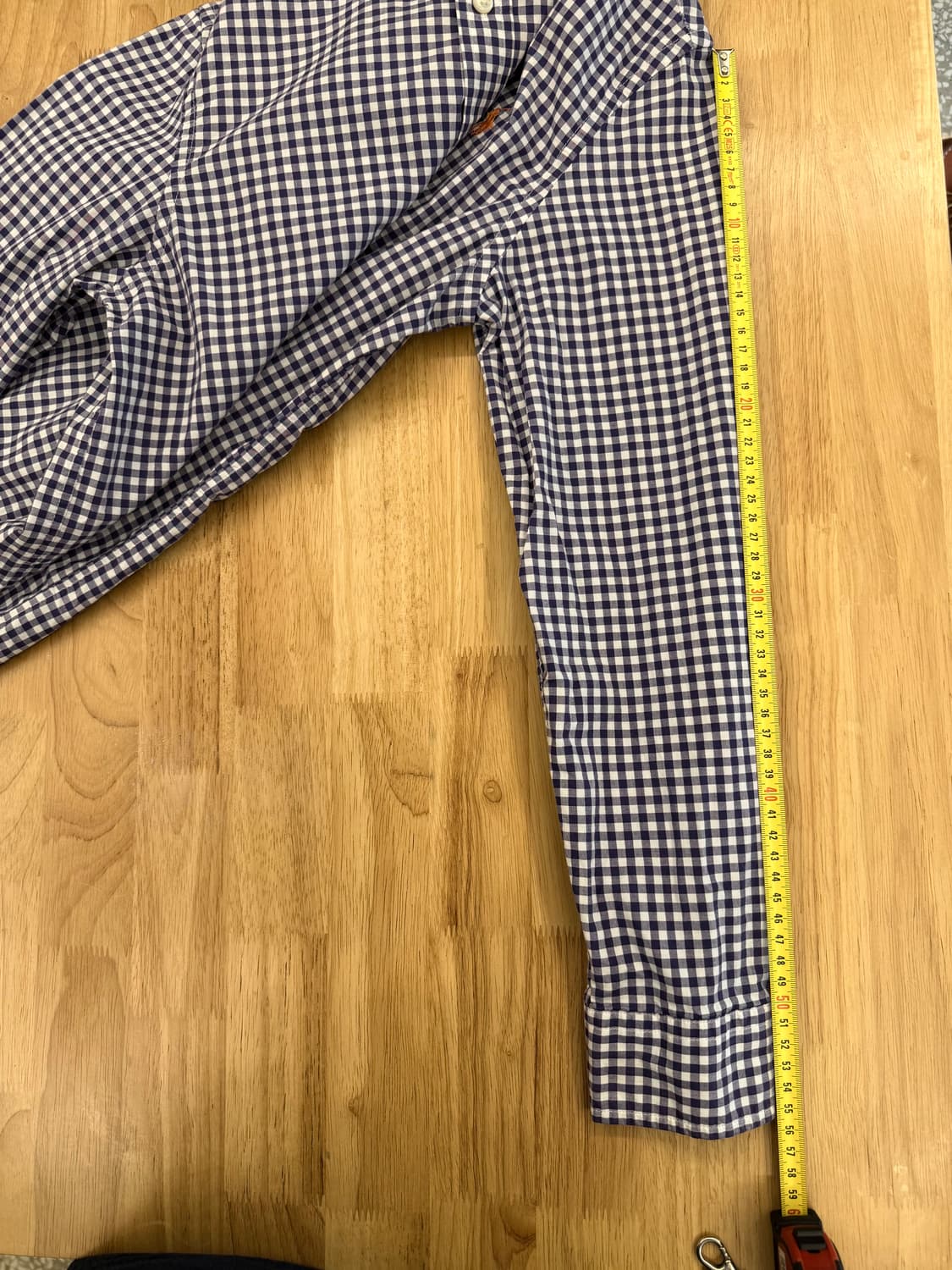 랄프로렌 깅엄 체크 셔츠 퍼플 상품이미지8