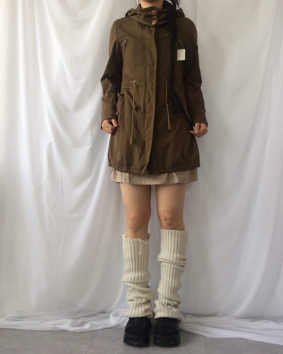 High neck hood jacket 상품이미지6