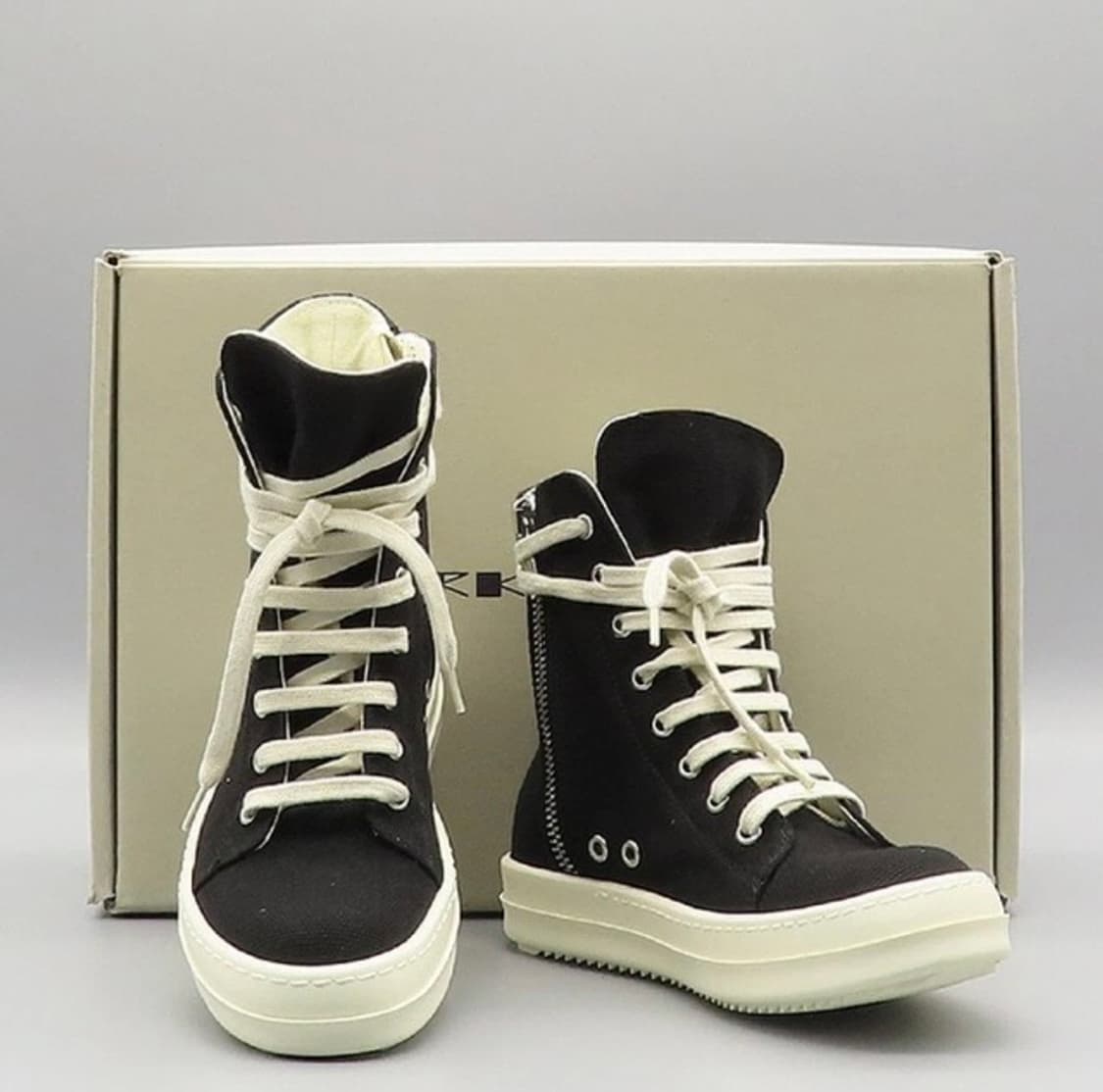 릭오웬스 다크쉐도우 캔버스 하이탑 43 상품이미지4