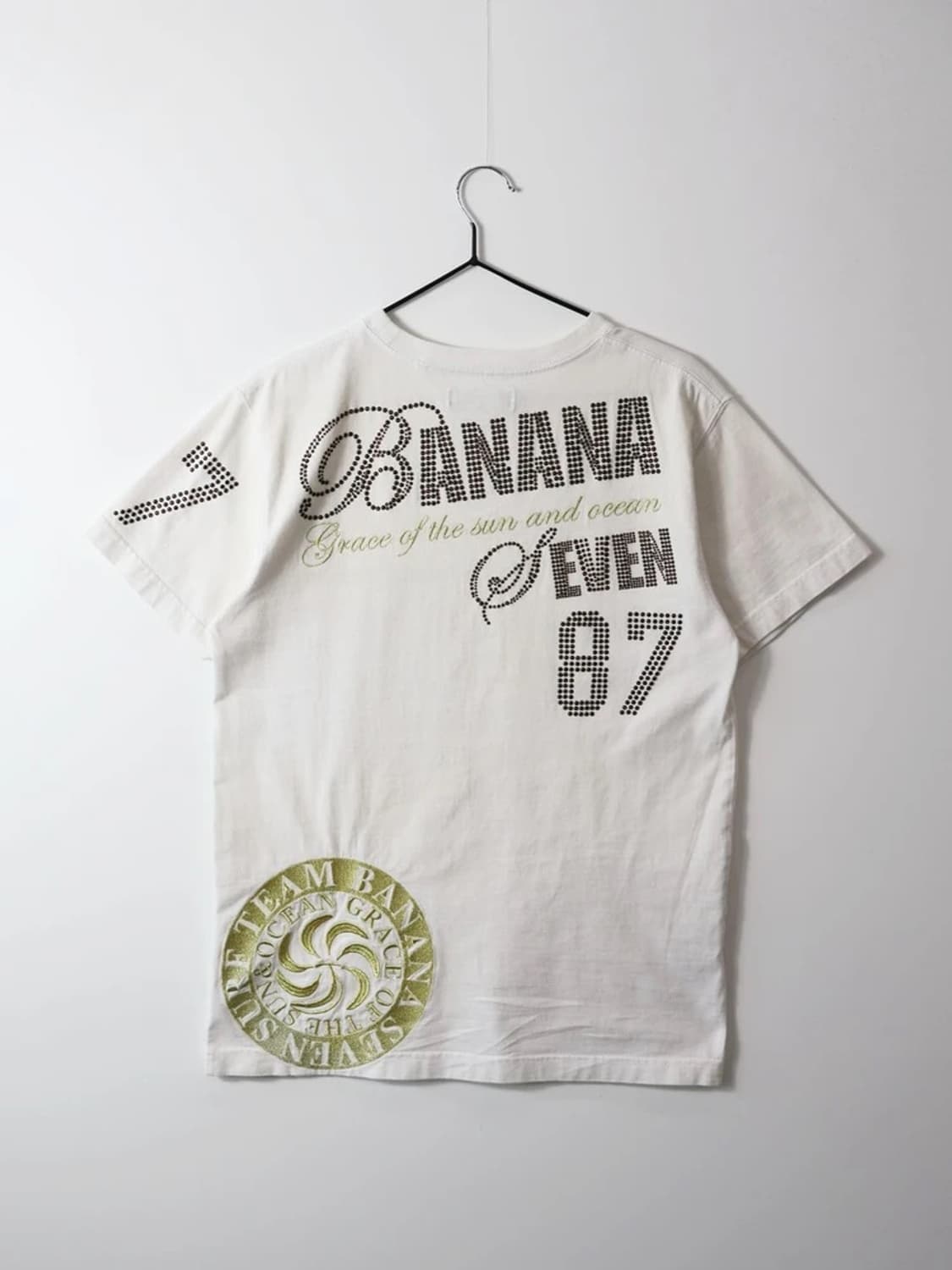 Banana Seven Studded White Tee 상품이미지5