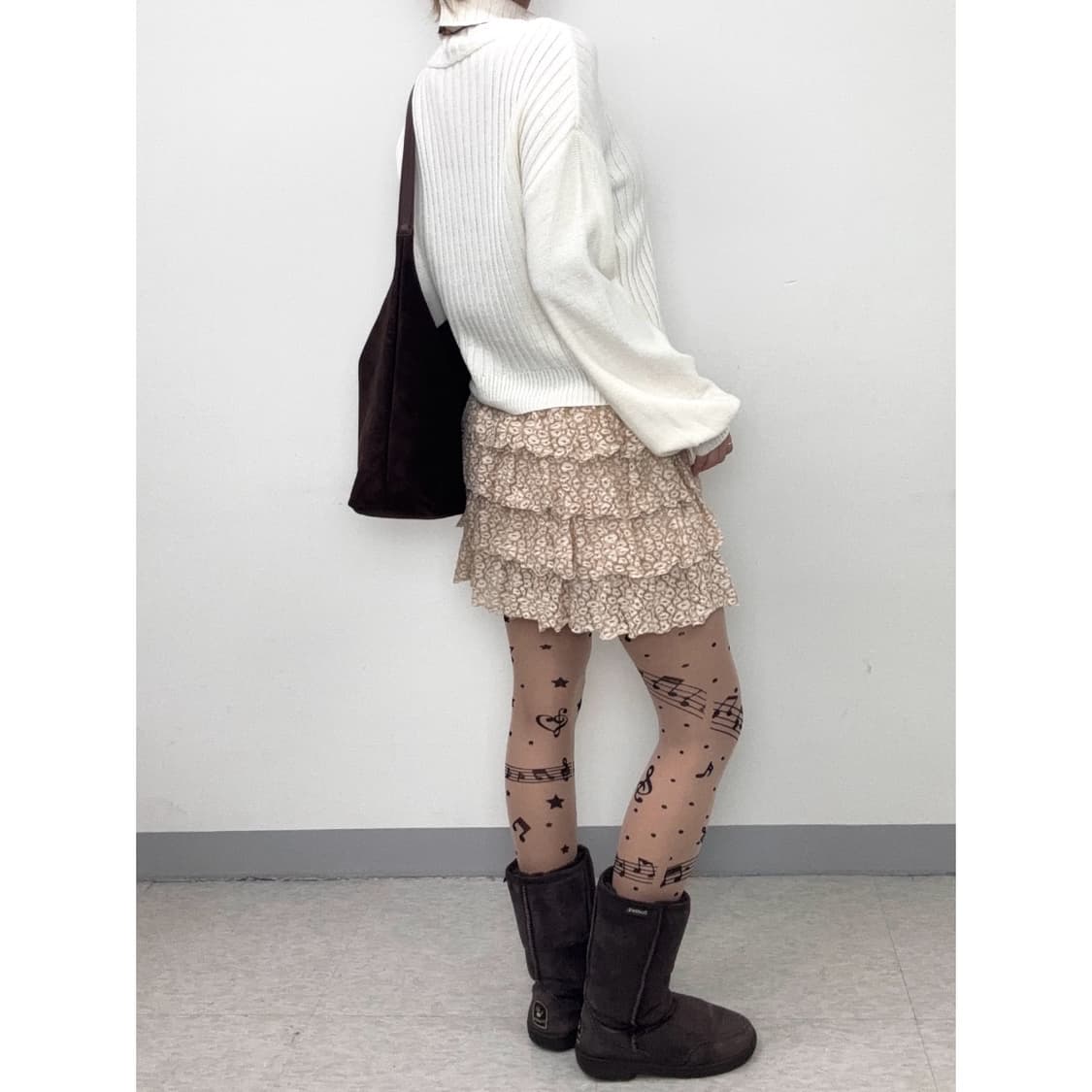 빈티지 아이보리 니트 상품이미지3