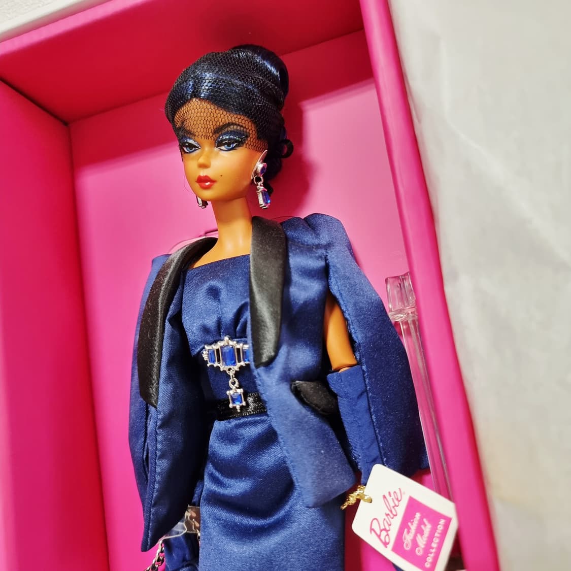 실크스톤 바비 패션모델 컬렉션 사파이어 마텔 65주년 2천점 한정판  상품이미지5