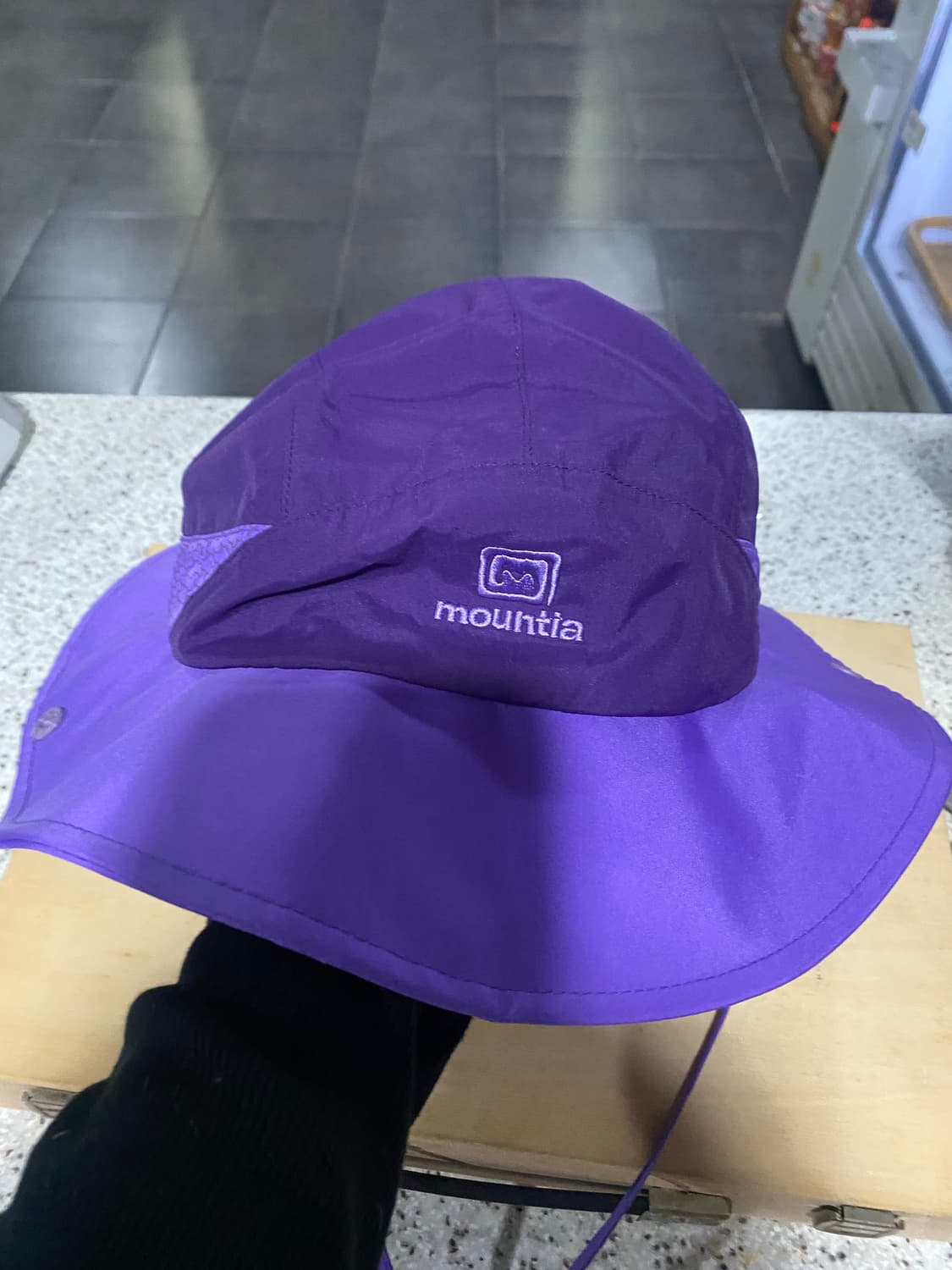 마운티아 등산 모자 보라색 벙거지 햇 상품이미지2