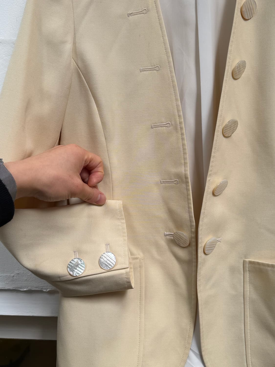 Valentino 발렌티노 부티크 노카라 블레이저 자켓 6 상품이미지4