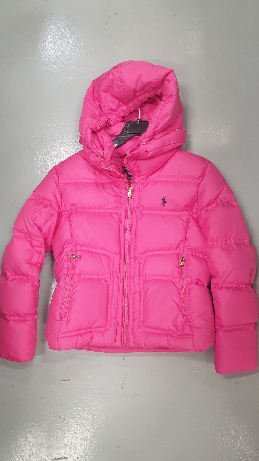 폴로 랄프로렌 아동 핑크 패딩 M (8-10) 상품이미지1