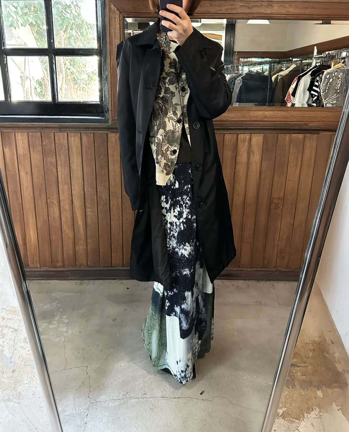 DIESEL multicolor print long skirt 상품이미지4