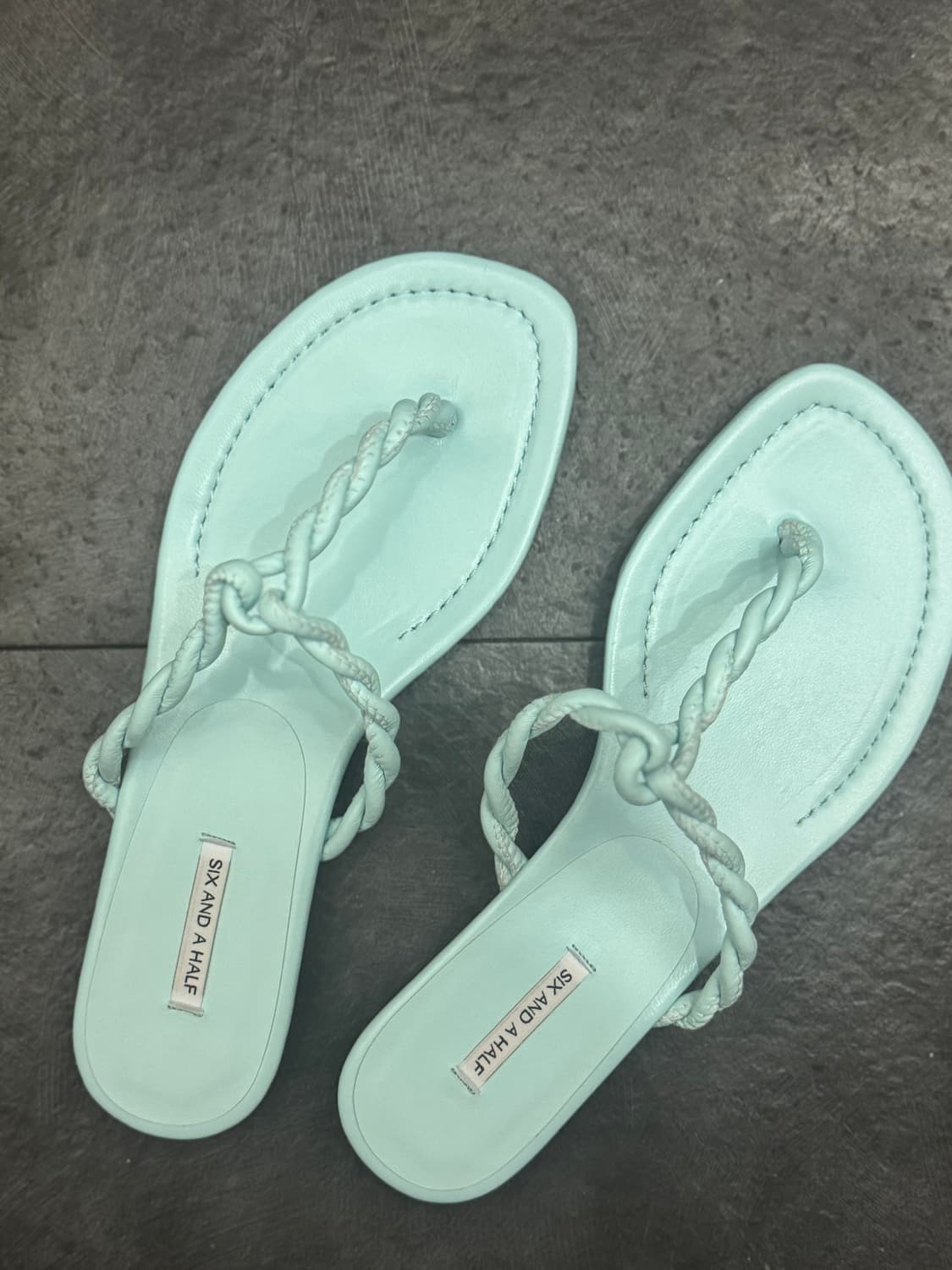 식스앤어하프 sixandahalf ) ZOE - MINT (37size) 상품이미지1