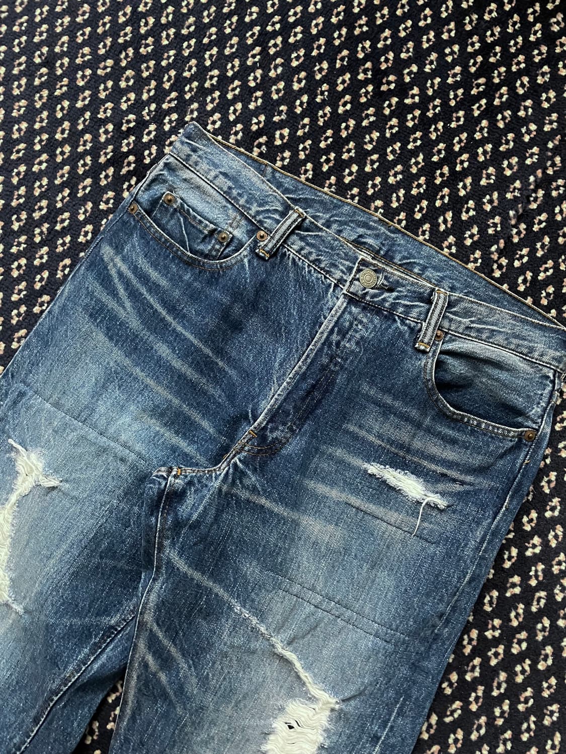 Dubble Works Washed Denim Pants 상품이미지3