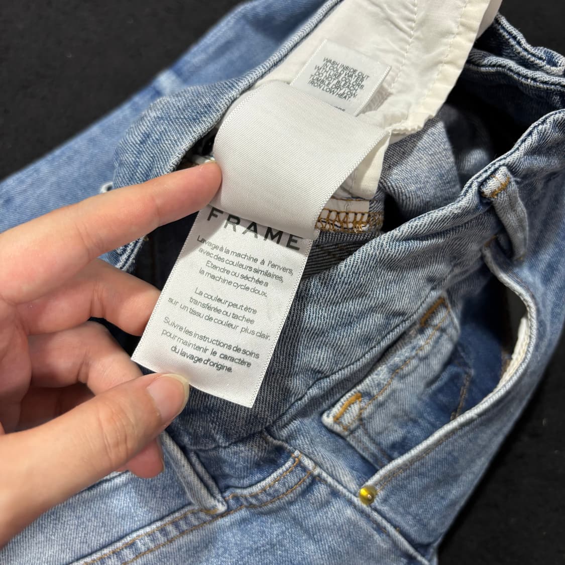 26 FRAME DENIM 프레임데님 디스트로이드 크롭 부츠컷 플레어진 상품이미지7