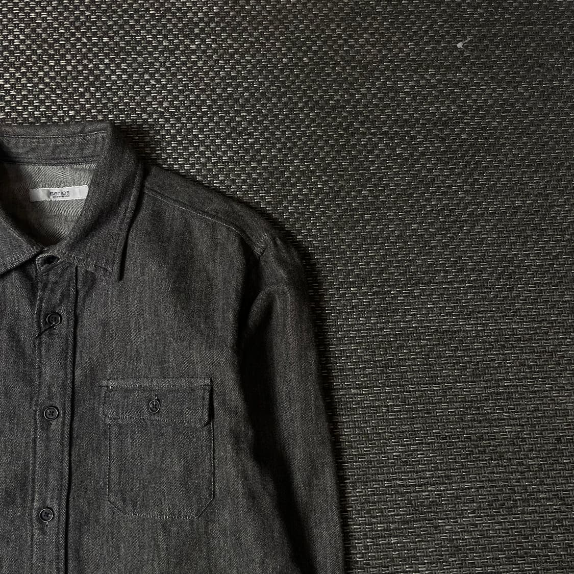 시리즈 그레이 원포켓 겨울 긴팔 셔츠 100 상품이미지3