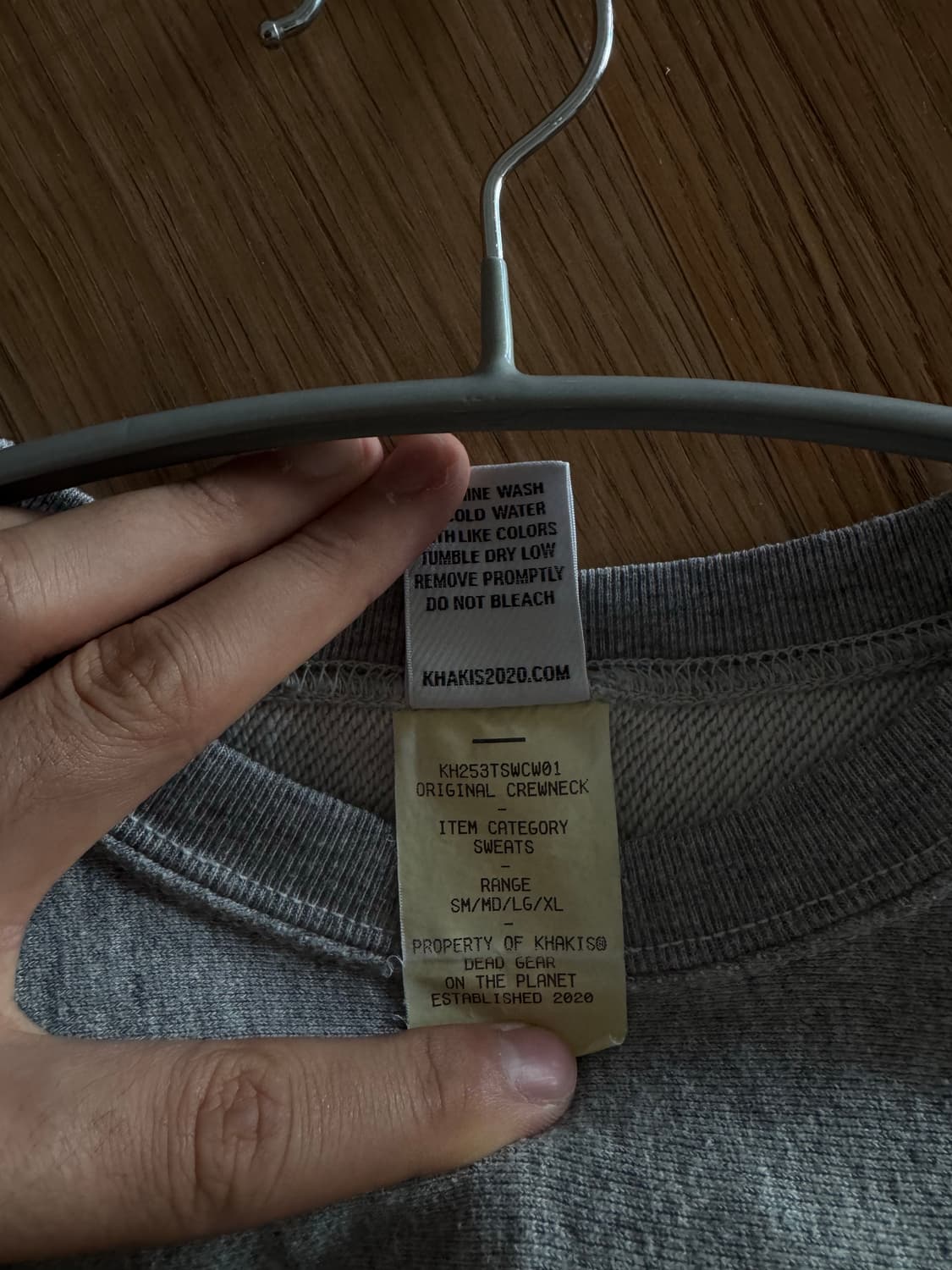 Khakis Original Crewneck Heather Grey 상품이미지7