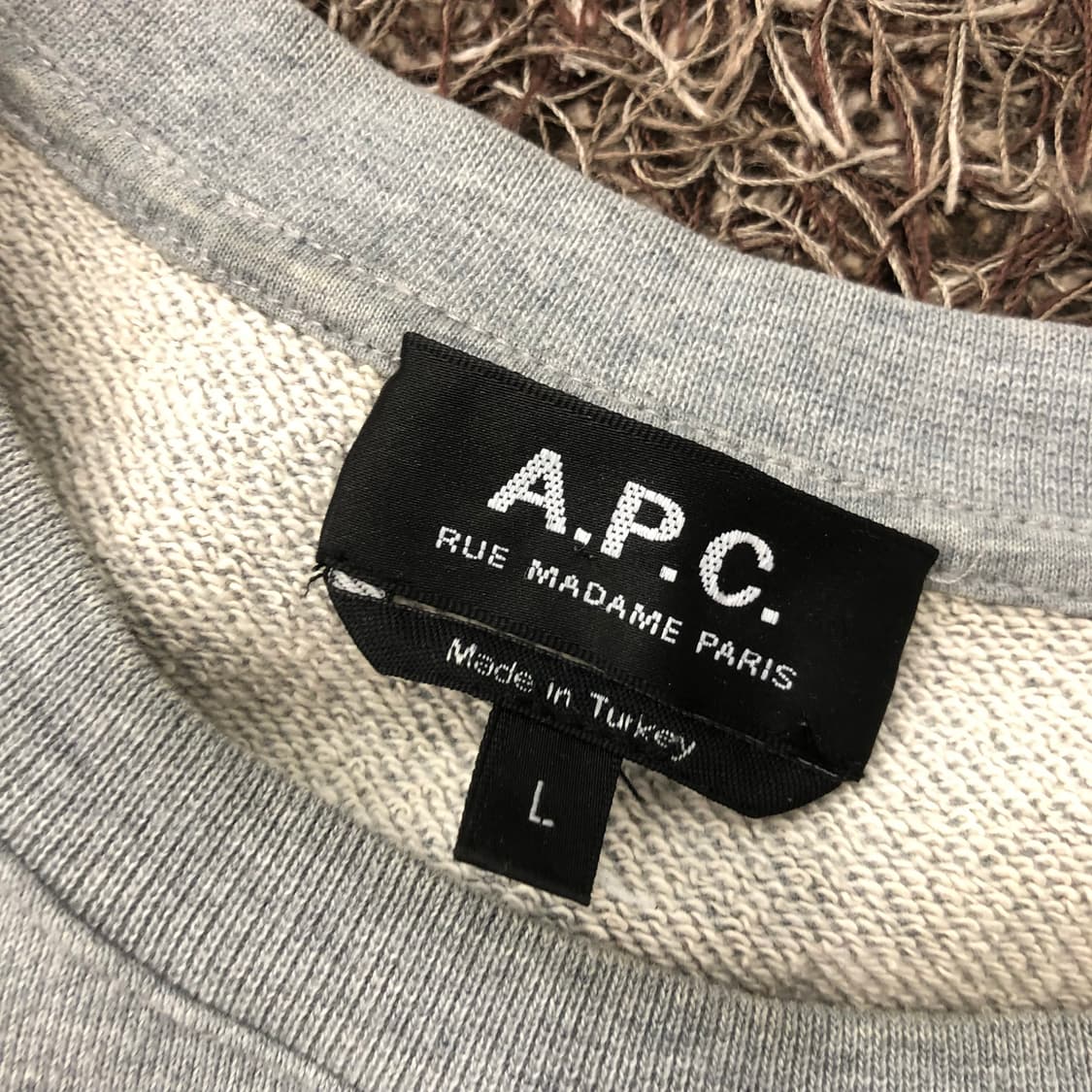 APC 아페쎄 로고 맨투맨 스웻셔츠 상품이미지5