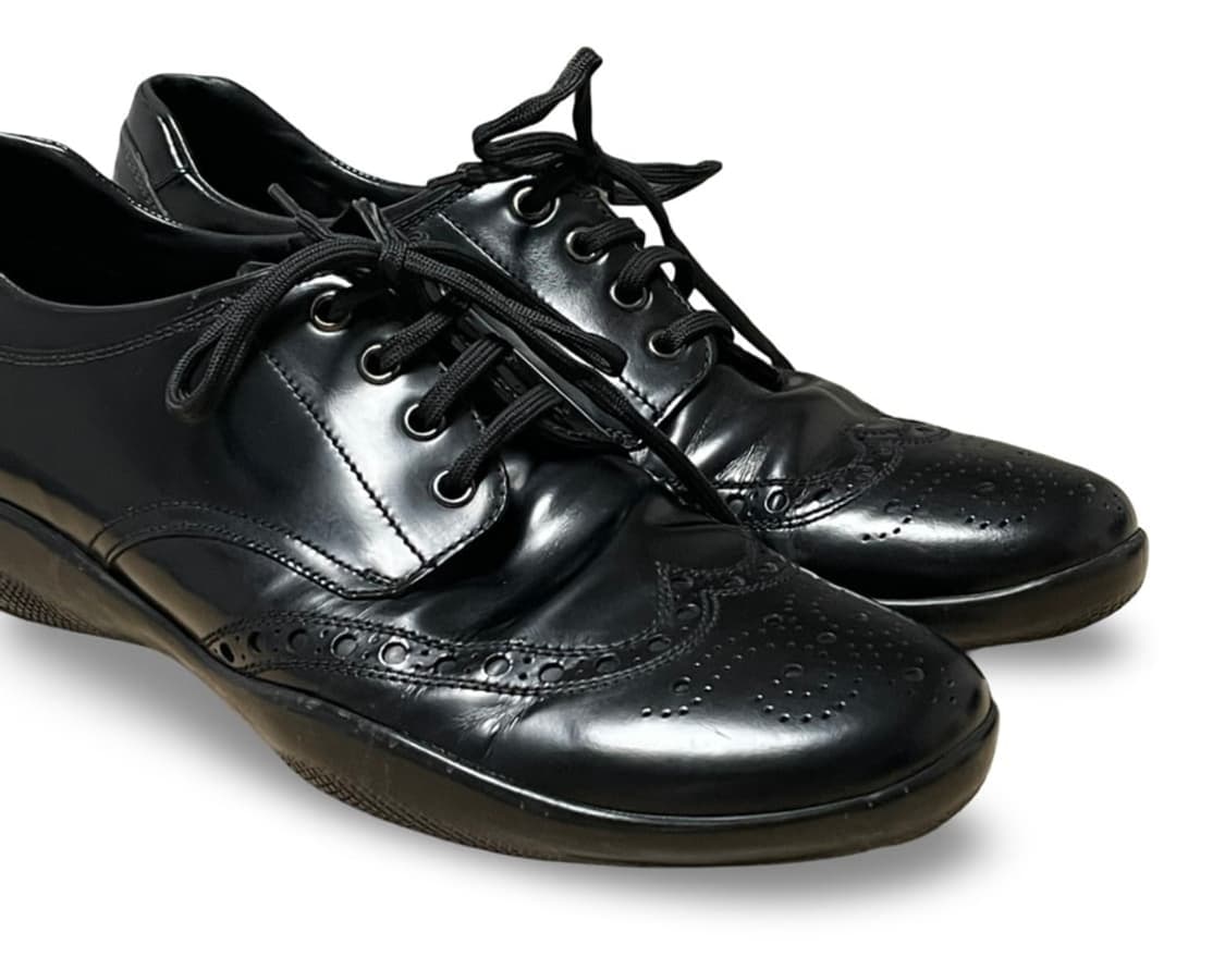 프라다 스포츠 윙팁 레더슈즈 상품이미지6