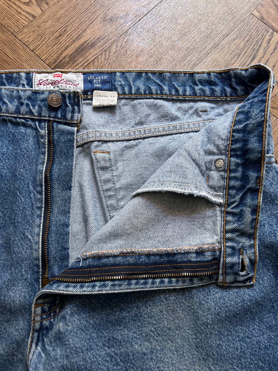 [40]90's 리바이스 시그니처 USA 540 배기 릴렉스핏 데님 팬츠 상품이미지3