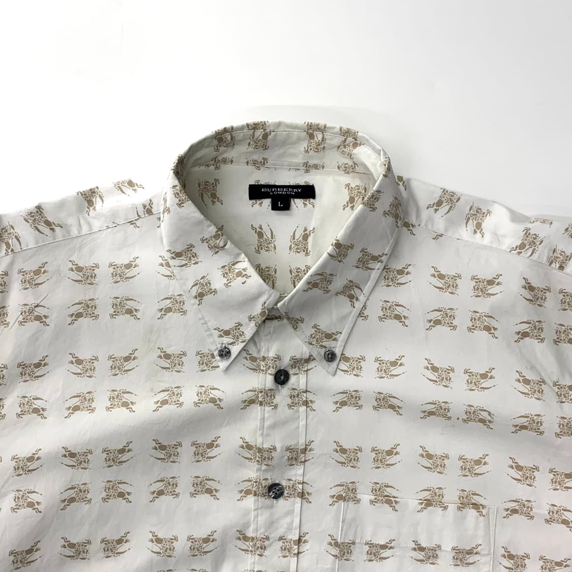 Burberry 버버리 로고 패턴 셔츠 상품이미지4