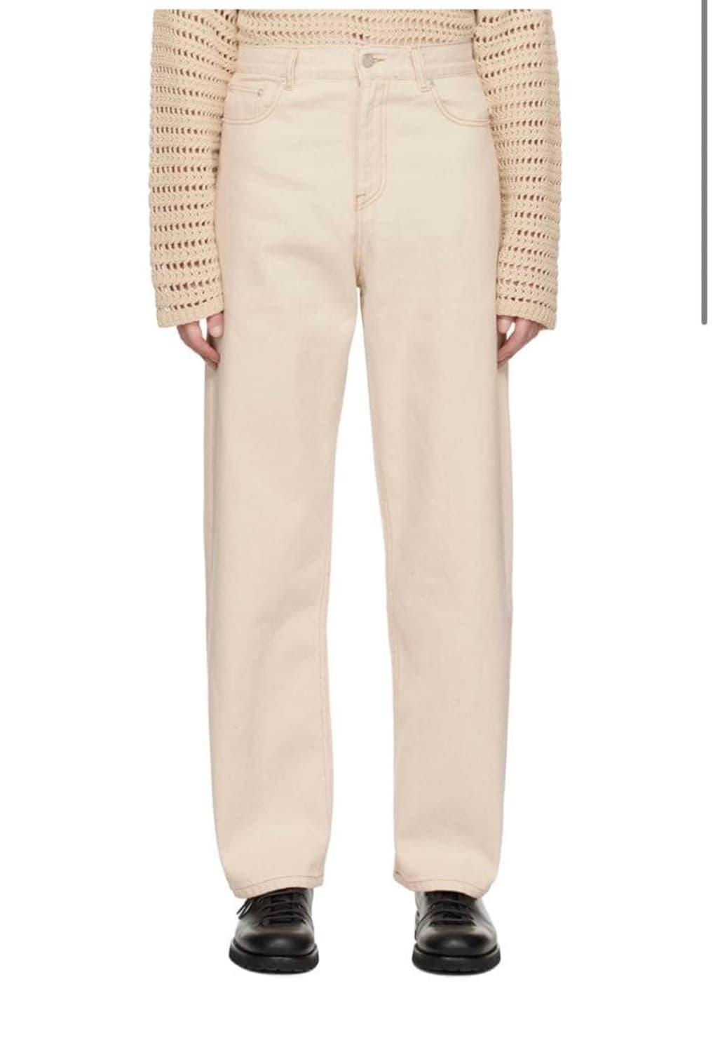 Cmmn swdn white jean 상품이미지1