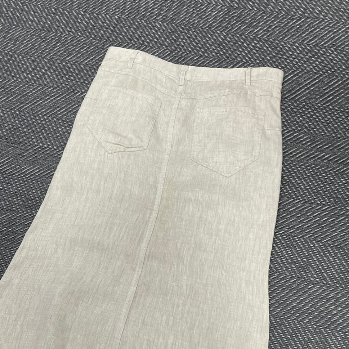 콤사이즘 린넨 롱 스커트 v0234 상품이미지4