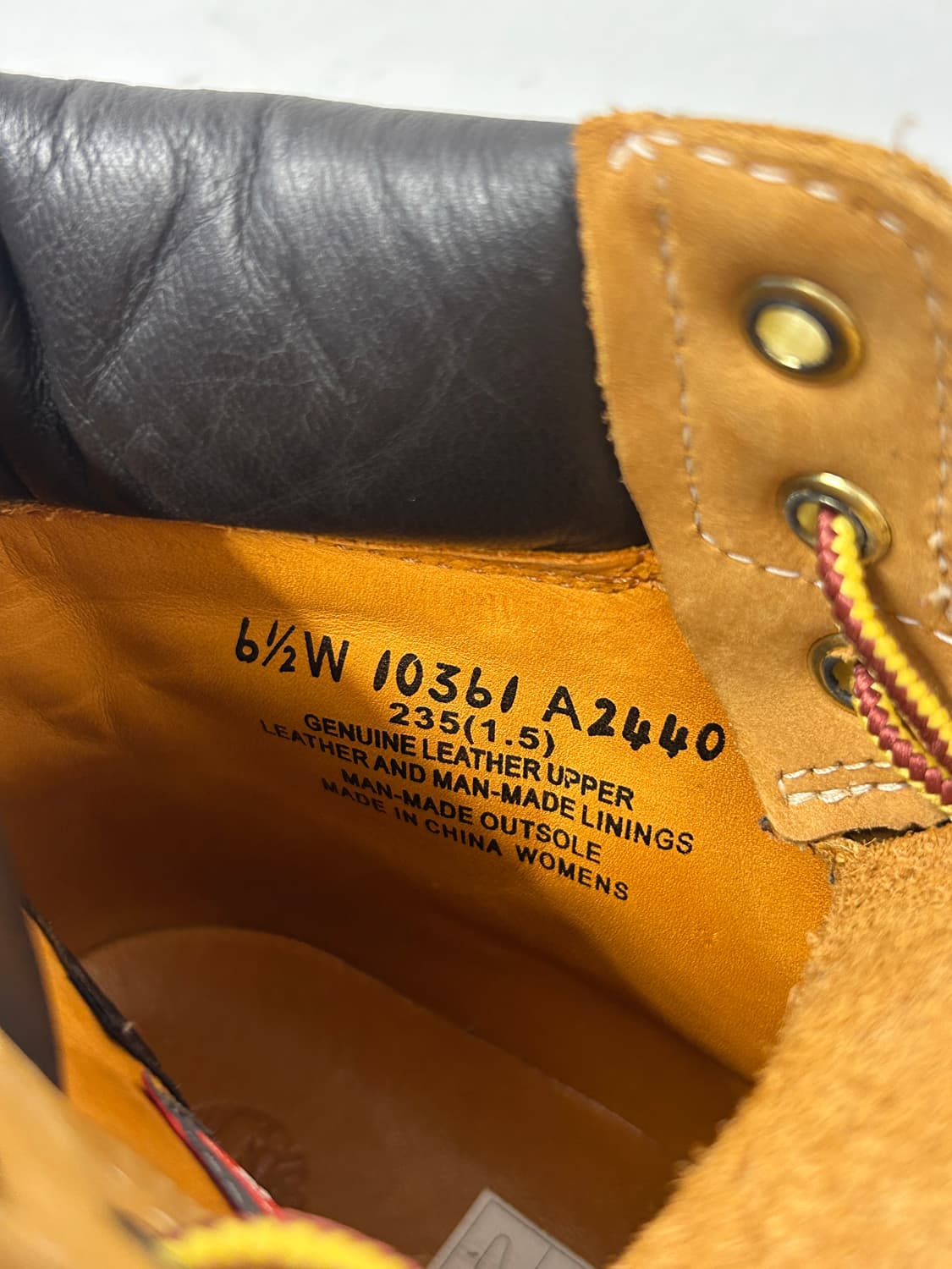 팀버랜드 6인치 워터푸르프 부츠 235 상품이미지6