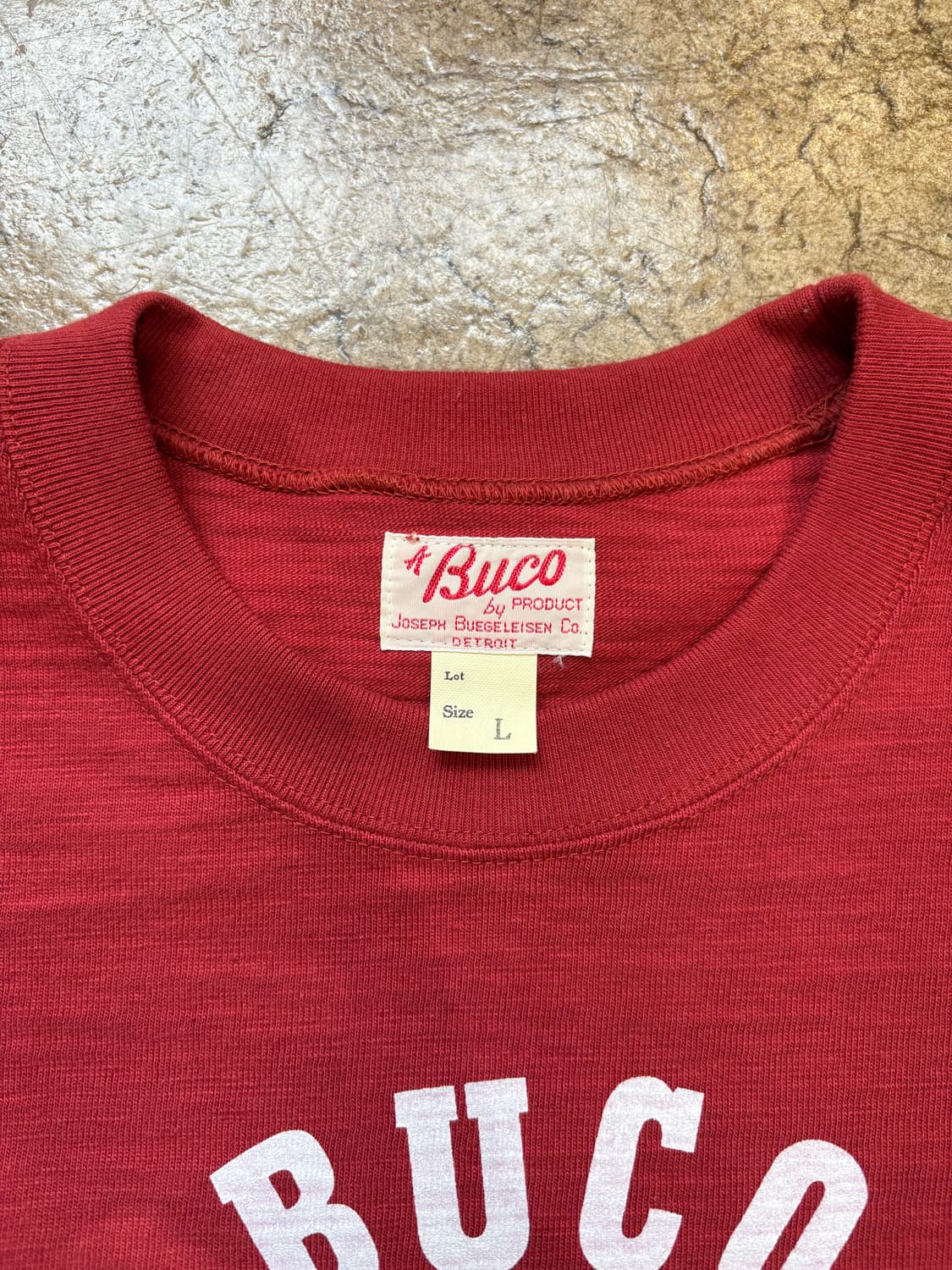 리얼맥코이 BUCO 스트라이프 레이싱 티셔츠 상품이미지4