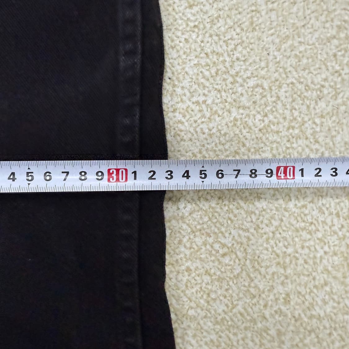 [38] 랭글러 블랙 와이드 데님팬츠 1231T1 상품이미지6