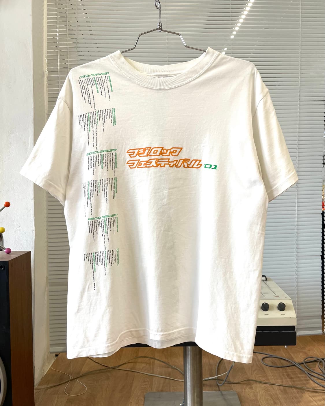 [M] 2001 후지락 페스티벌 반팔 티셔츠 상품이미지3
