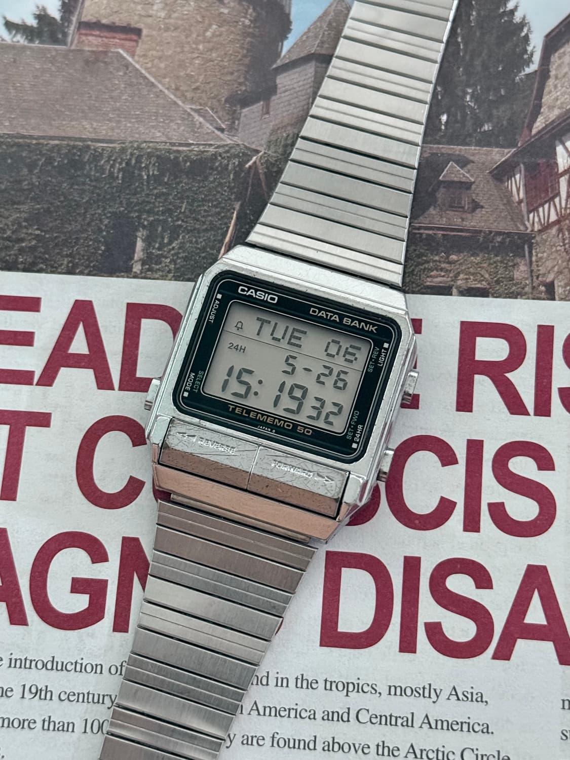 Casio 카시오 매탈 DB-500 데이터 뱅크 디지털 메탈 상품이미지1