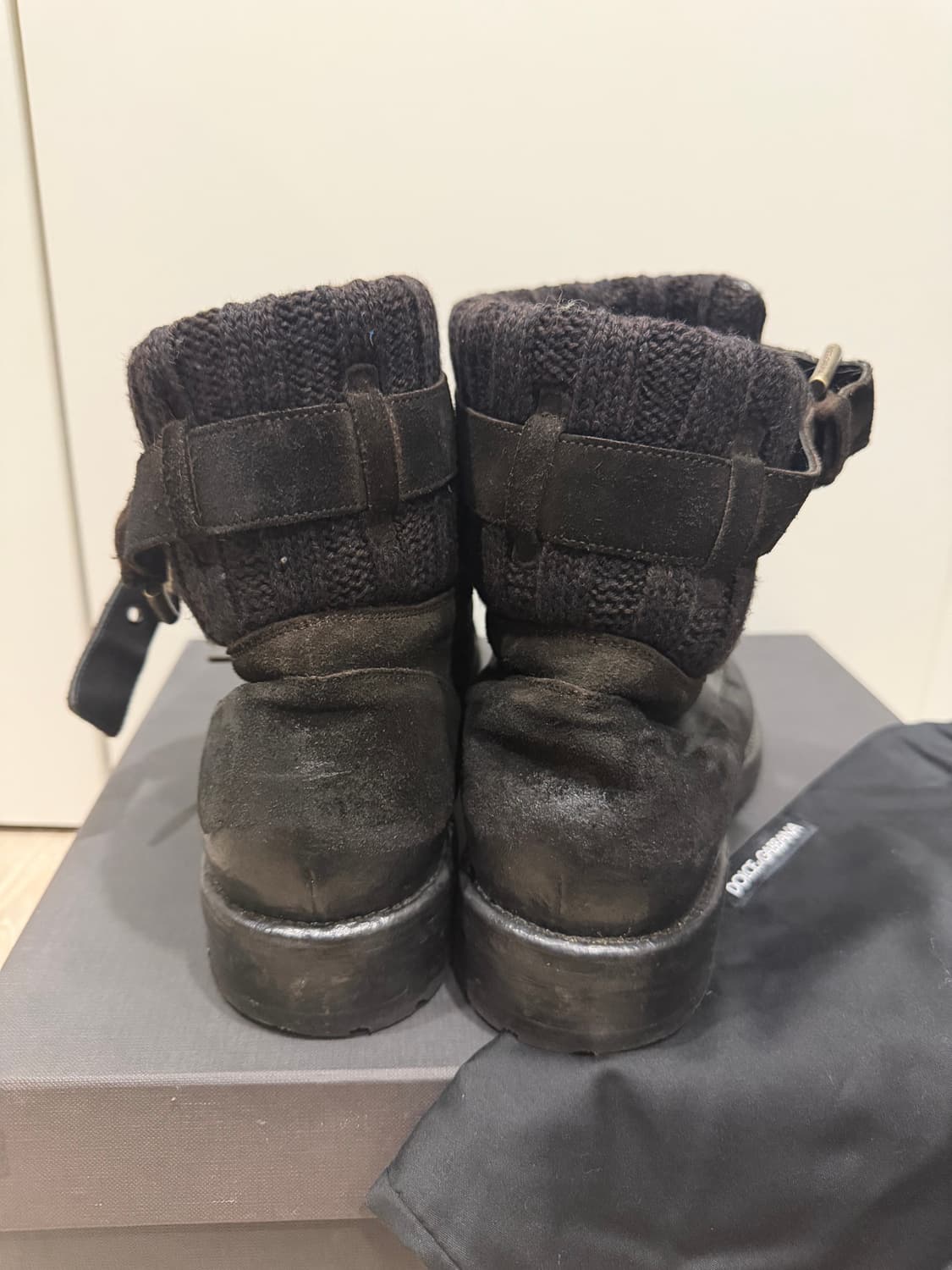 돌체앤가바나 빈티지 울 니트 부츠  상품이미지6