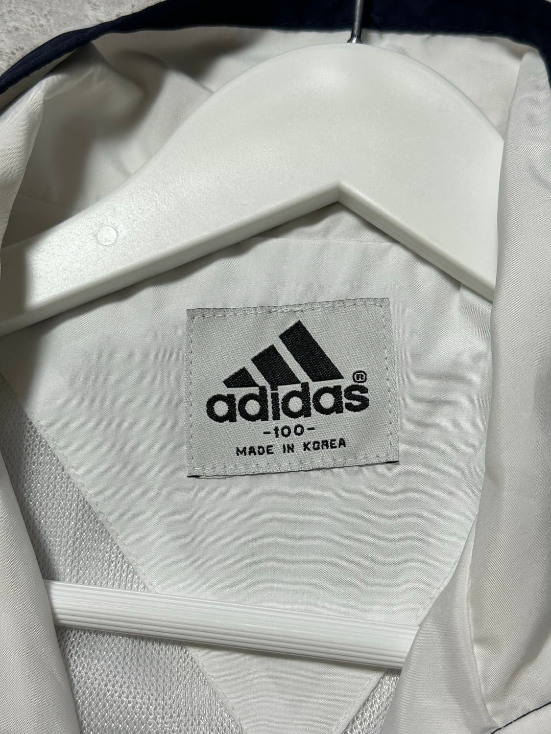 아디다스 올드스쿨 화이트 라인 바람막이 상품이미지5